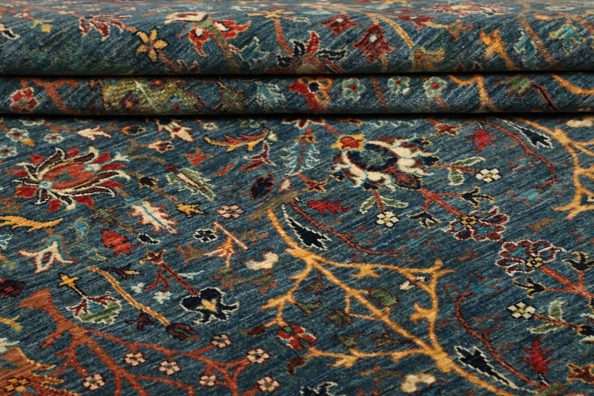 Samarkand Orientteppich 201 × 299 cm aus Wolle, handgeknüpft