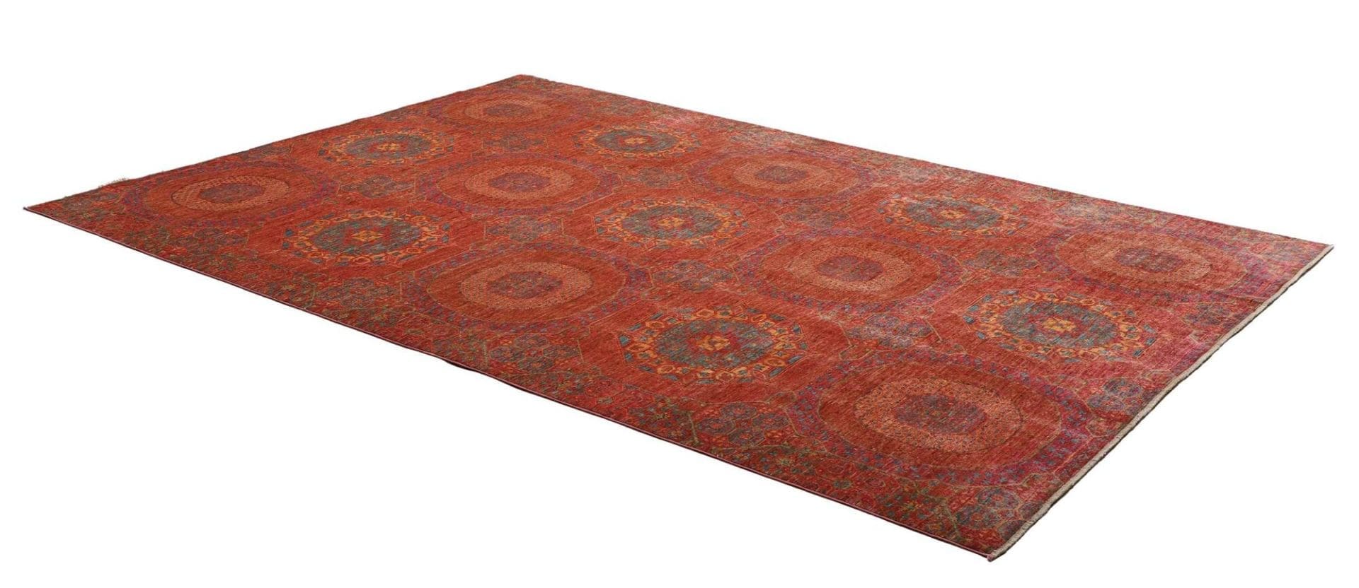 mamluk-orientteppich-207-x-293-cm-handgeknupft-aus-schurwolle-2 Mamluk Orientteppich 207 × 293 cm aus Wolle, handgeknüpft
