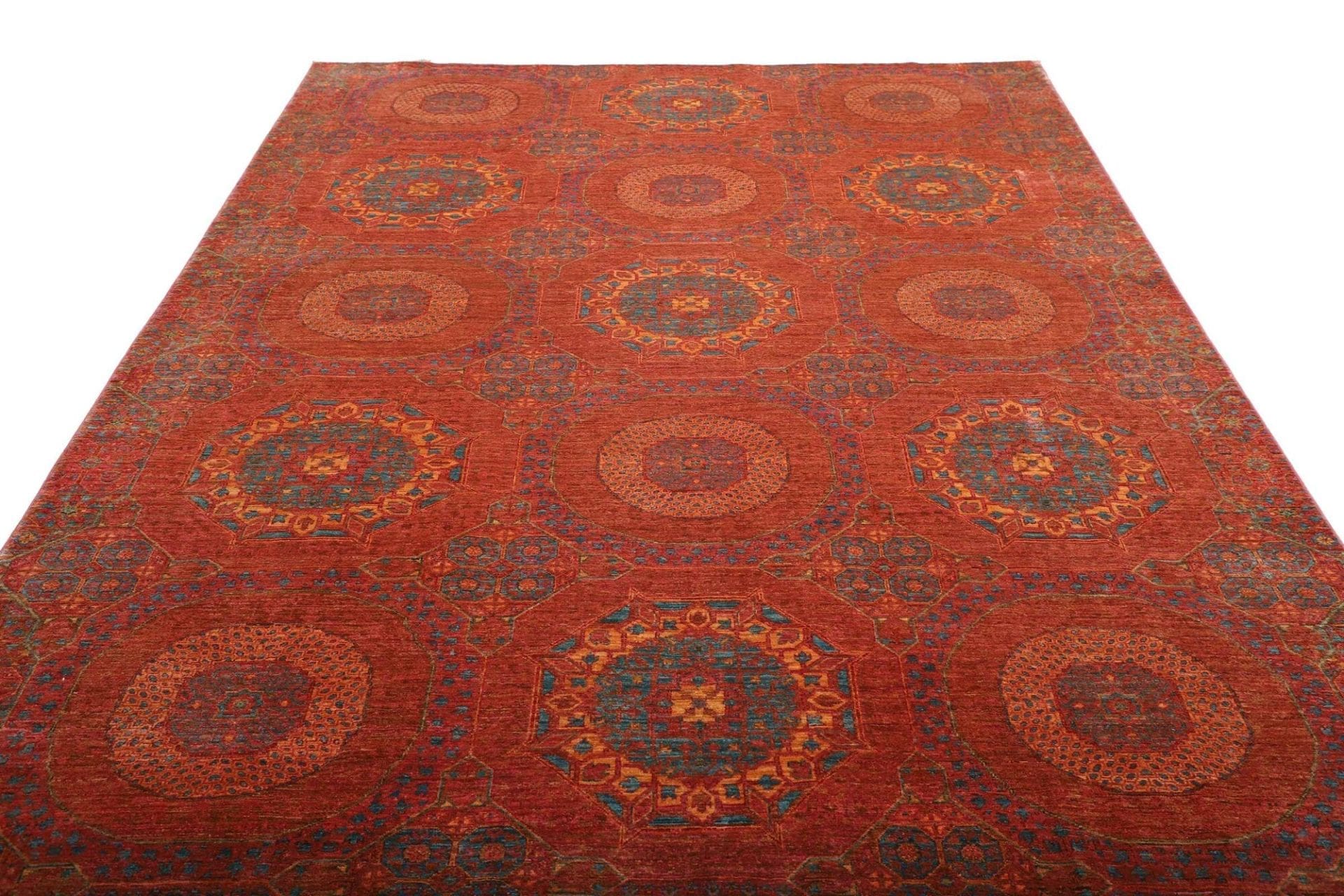 mamluk-orientteppich-207-x-293-cm-handgeknupft-aus-schurwolle-3 Mamluk Orientteppich 207 × 293 cm aus Wolle, handgeknüpft