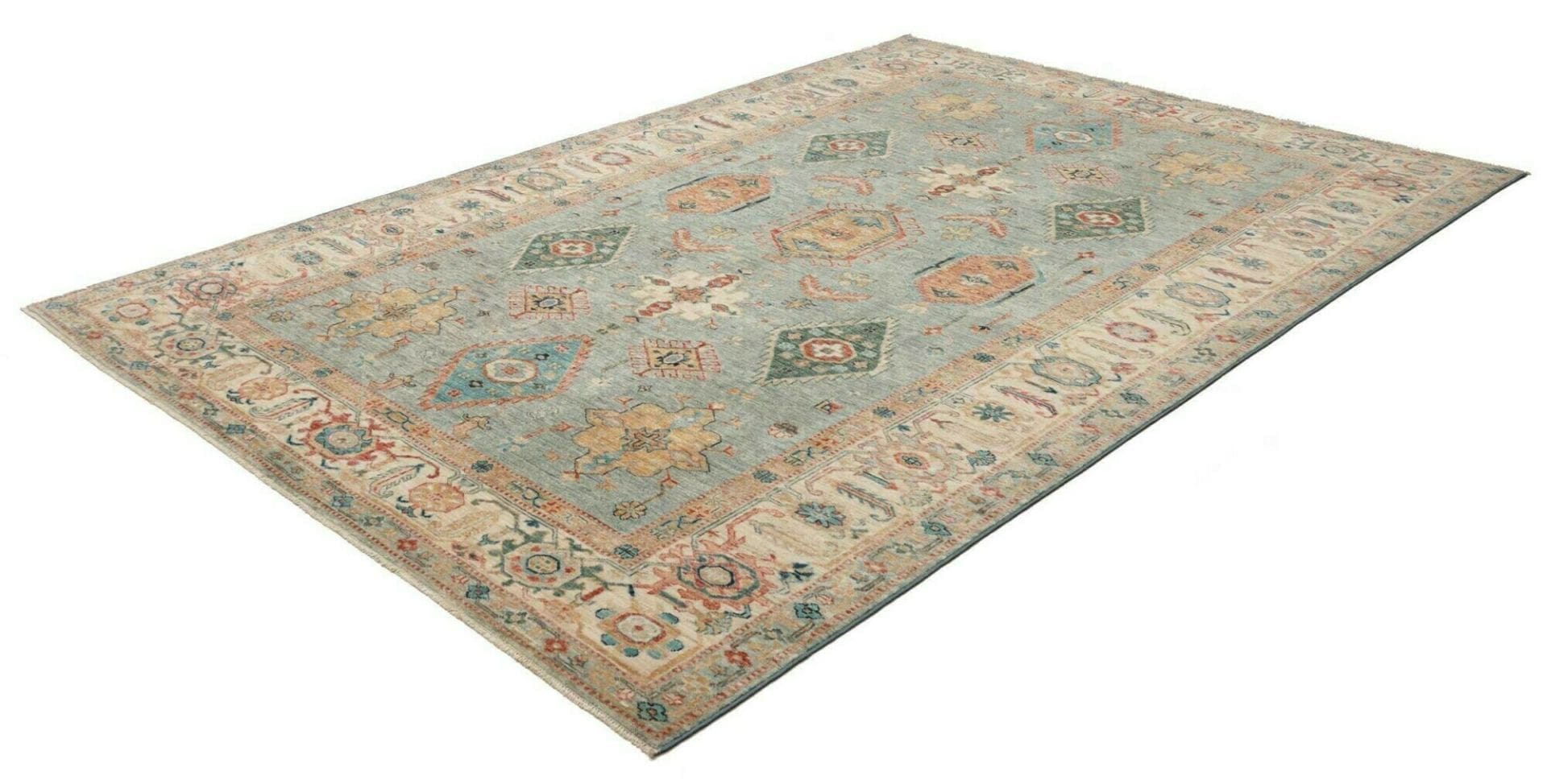 Kazak Orientteppich aus Pakistan, 211 × 303 cm