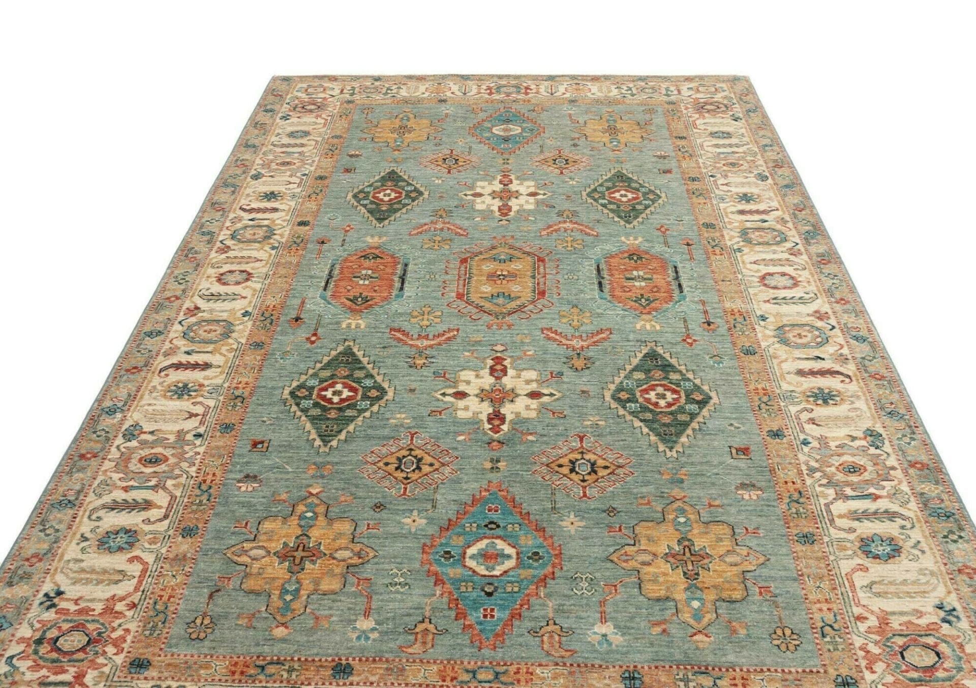 Kazak Orientteppich aus Pakistan, 211 × 303 cm