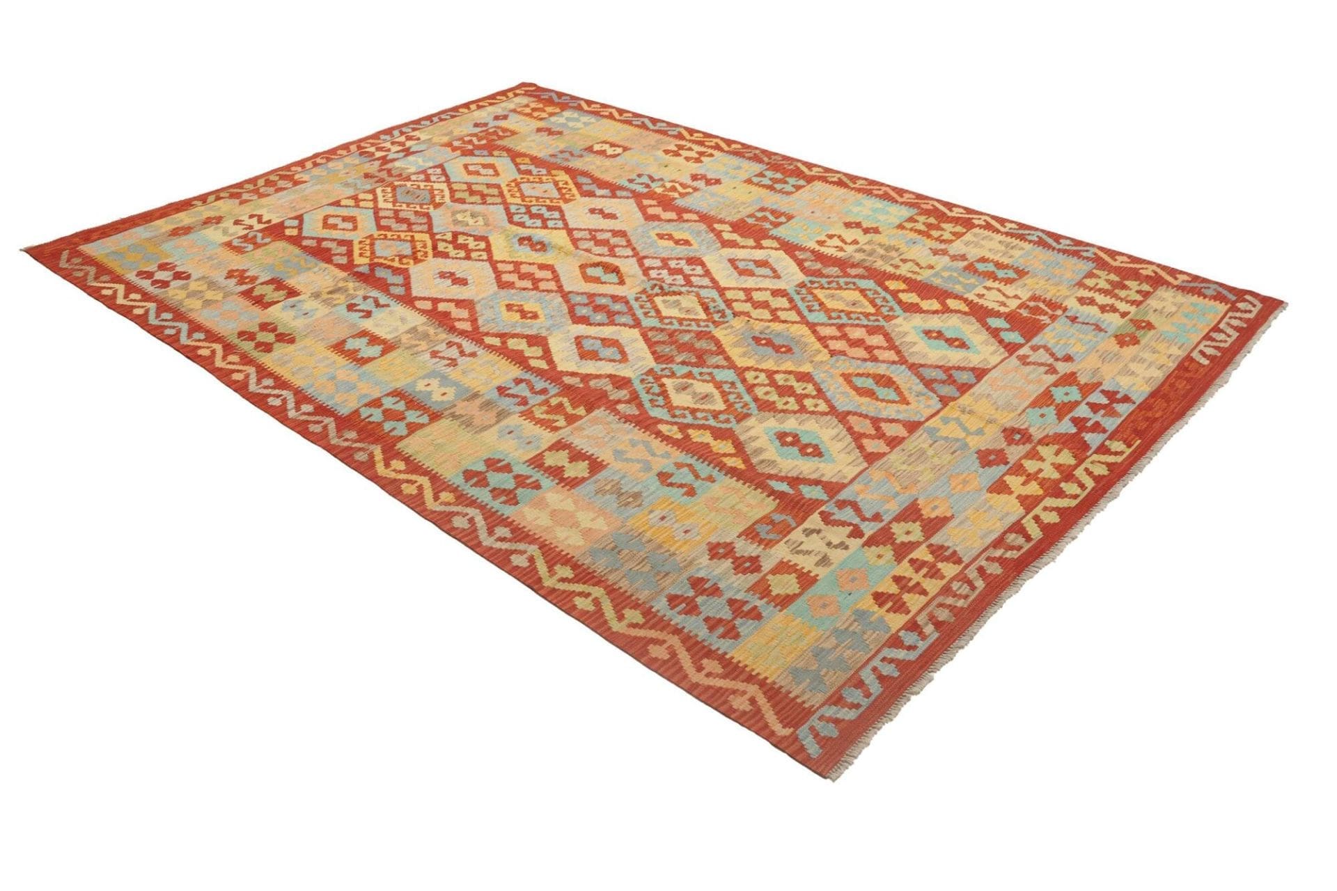 Kelim 216 × 303 cm aus Wolle, handgewebt