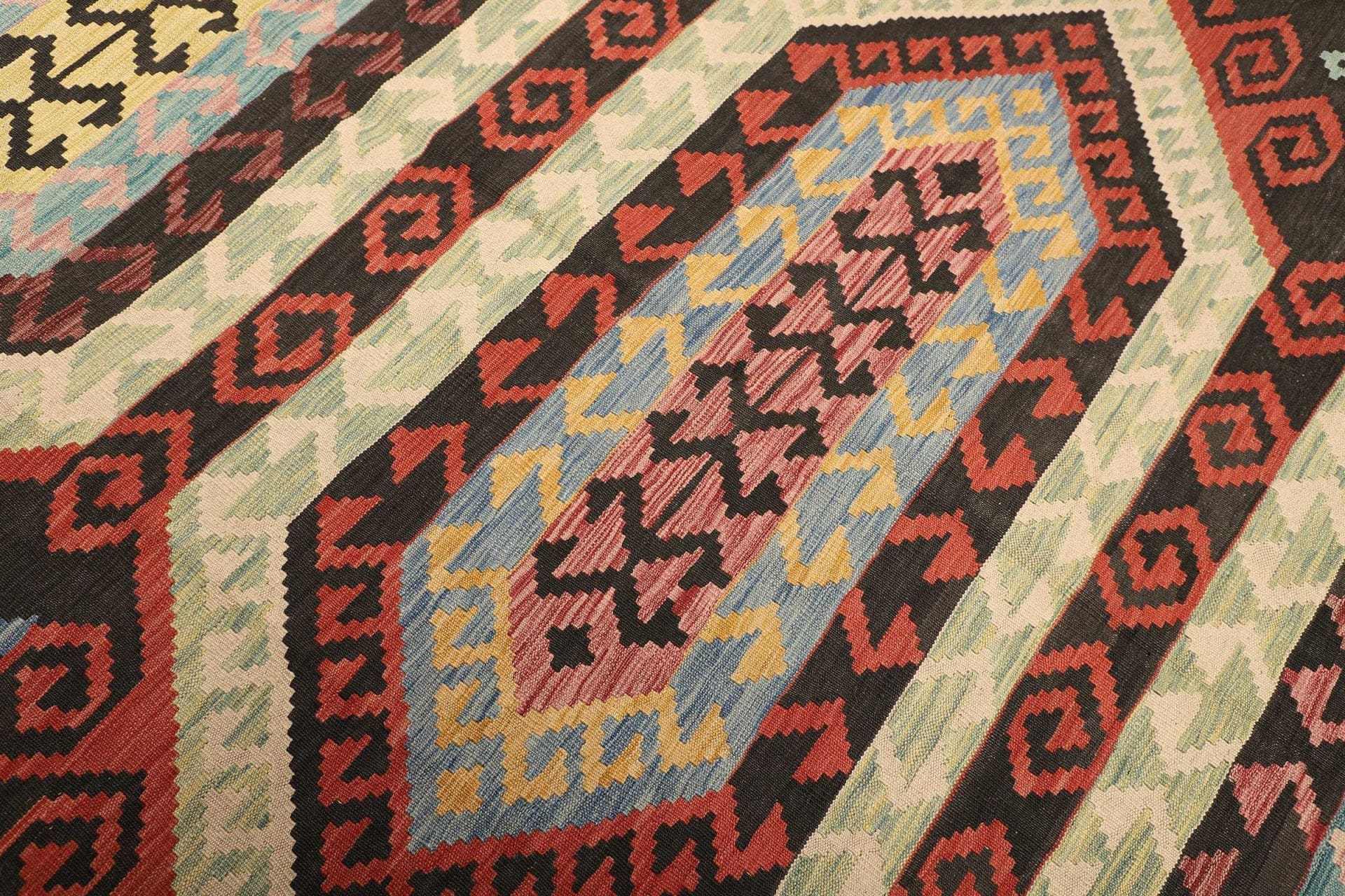 Kelim 205 × 305 cm aus Wolle, handgewebt