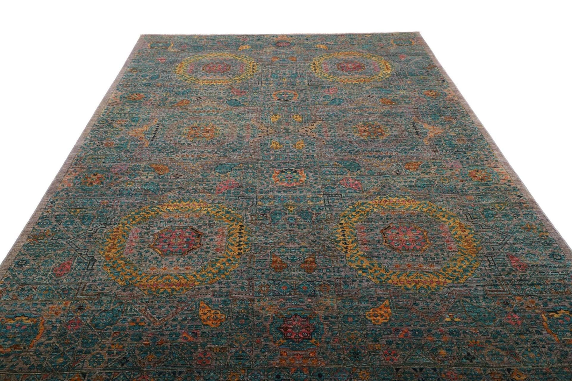 Mamluk Orientteppich aus Pakistan, 205 × 297 cm