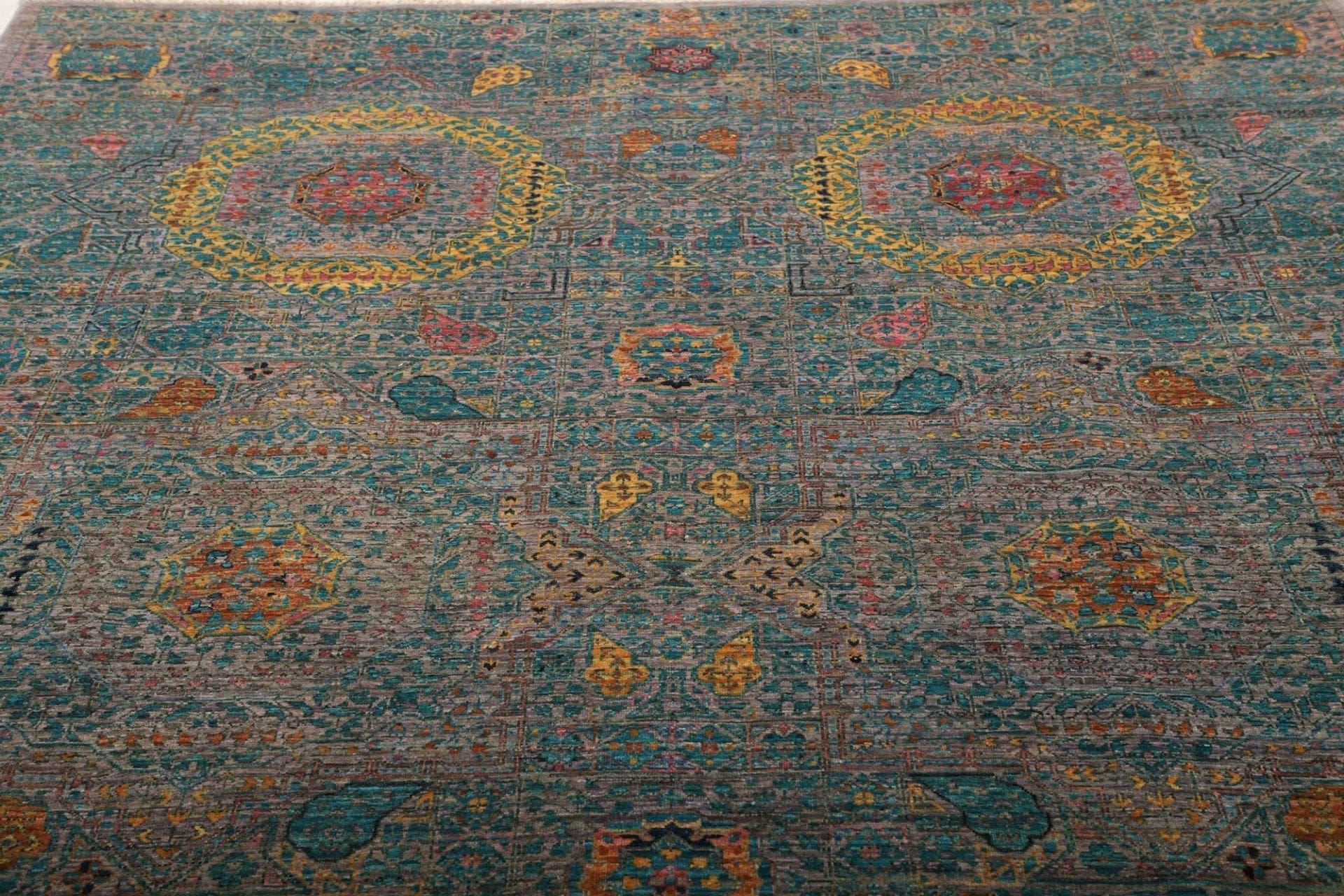 Mamluk Orientteppich aus Pakistan, 205 × 297 cm
