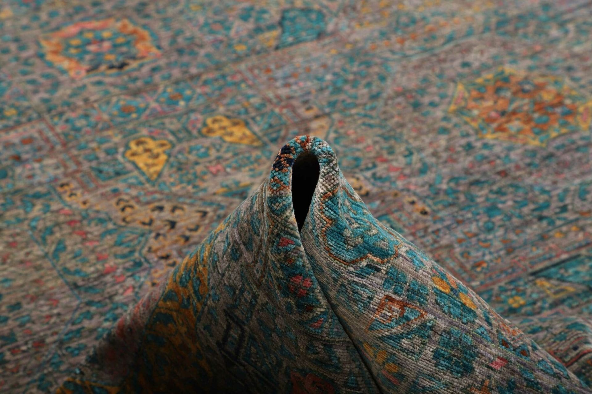 Mamluk Orientteppich aus Pakistan, 205 × 297 cm