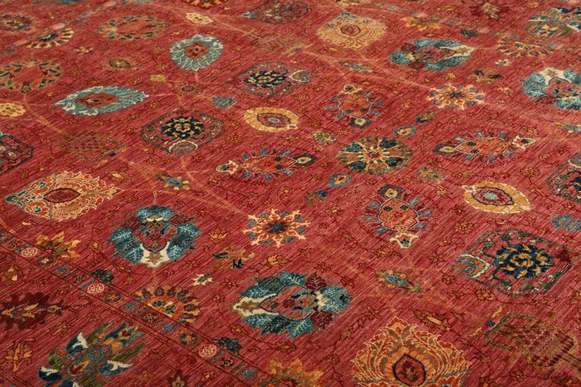 Samarkand Orientteppich 200 × 292 cm aus Wolle, handgeknüpft