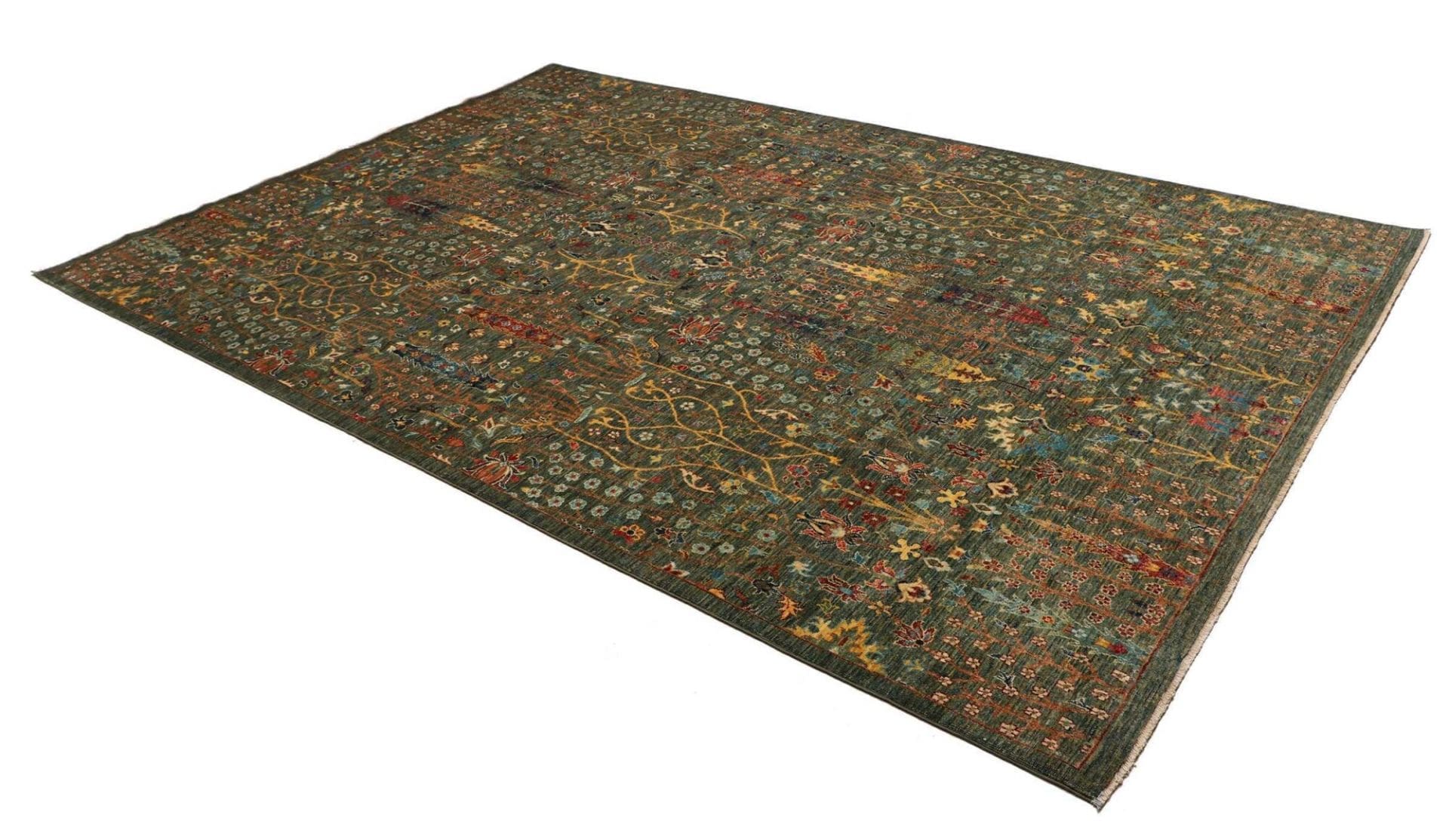 Handgeknüpfter Samarkand Orientteppich, 208 × 307 cm, Wolle