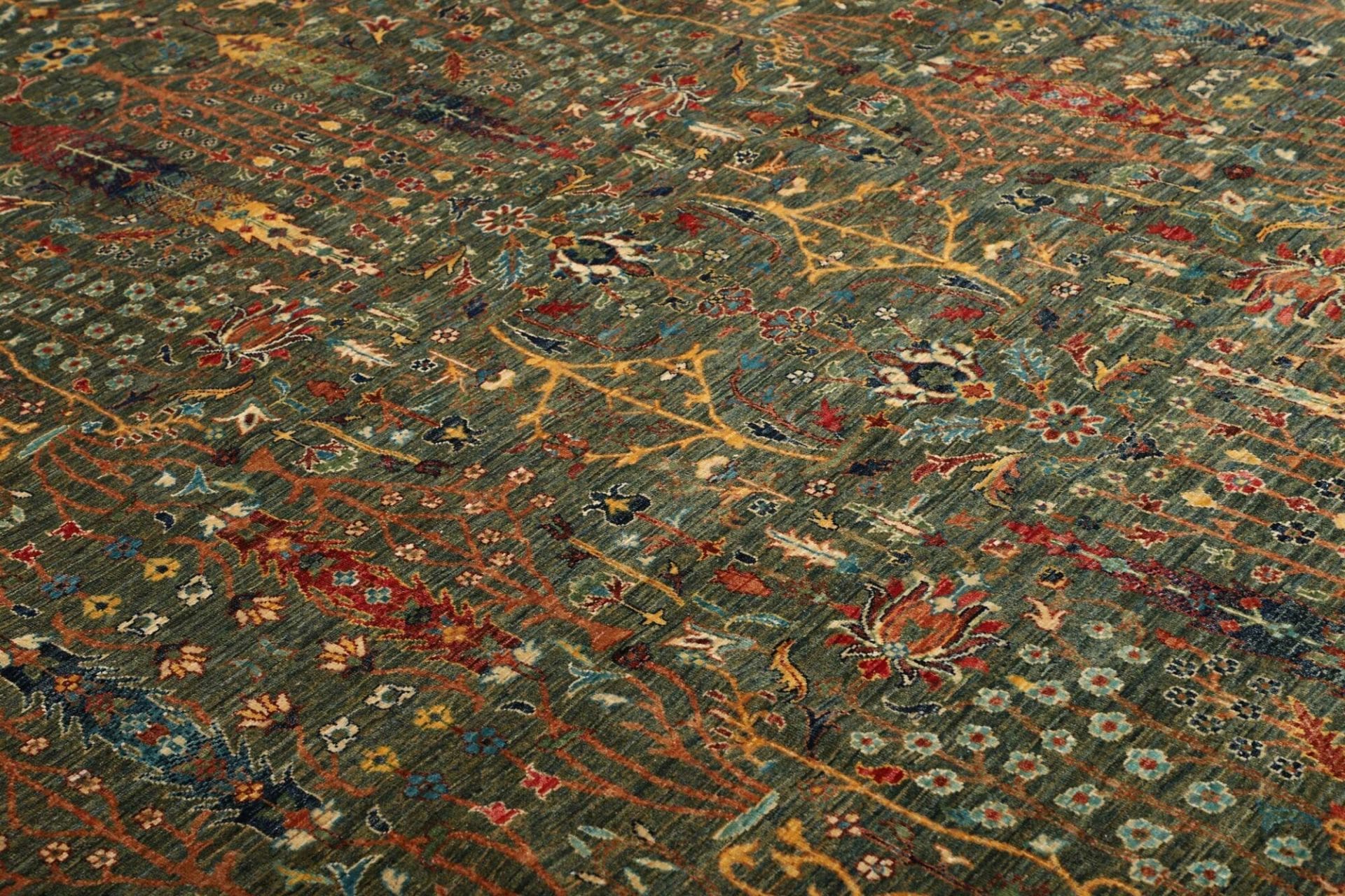 Handgeknüpfter Samarkand Orientteppich, 208 × 307 cm, Wolle