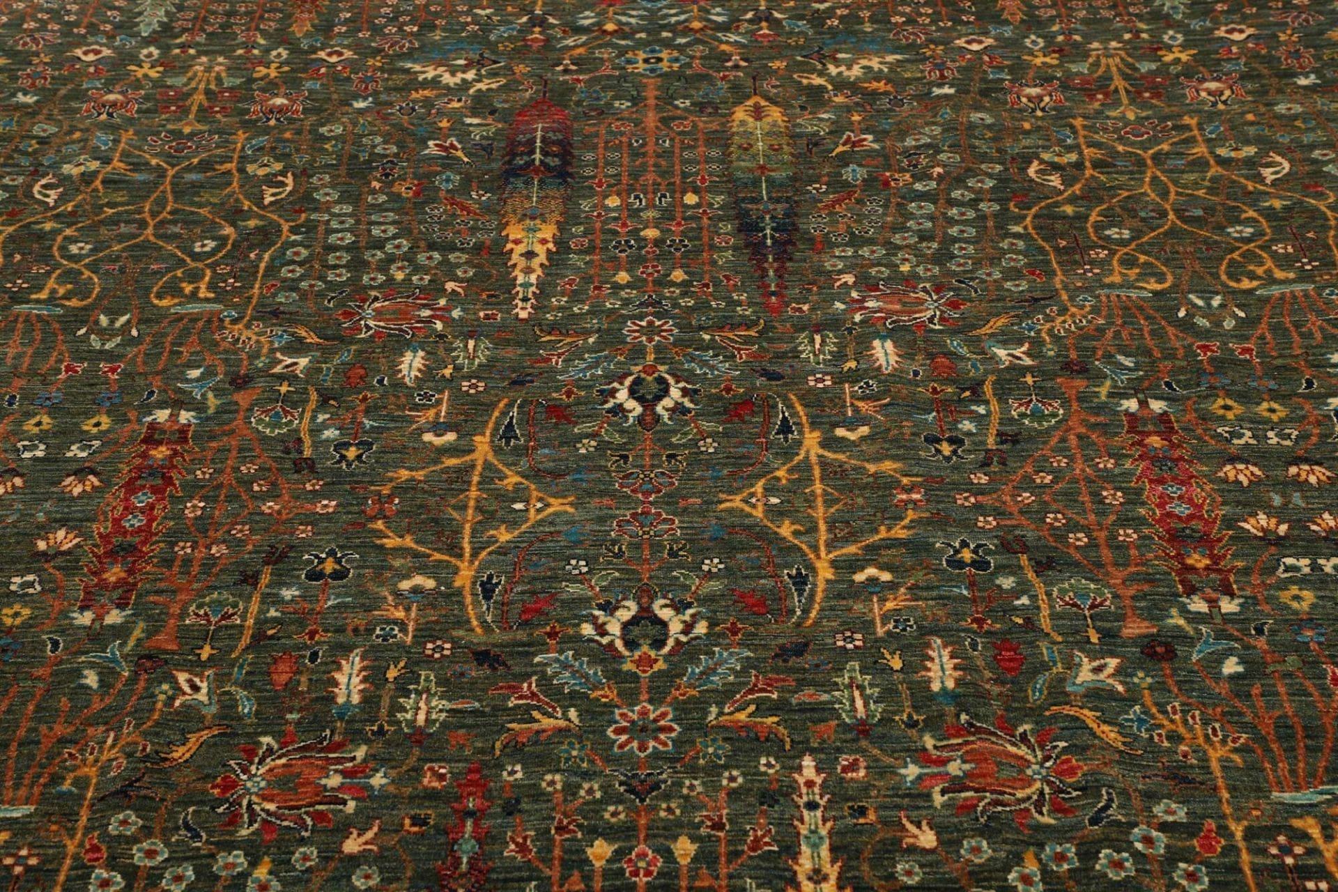 Handgeknüpfter Samarkand Orientteppich, 208 × 307 cm, Wolle