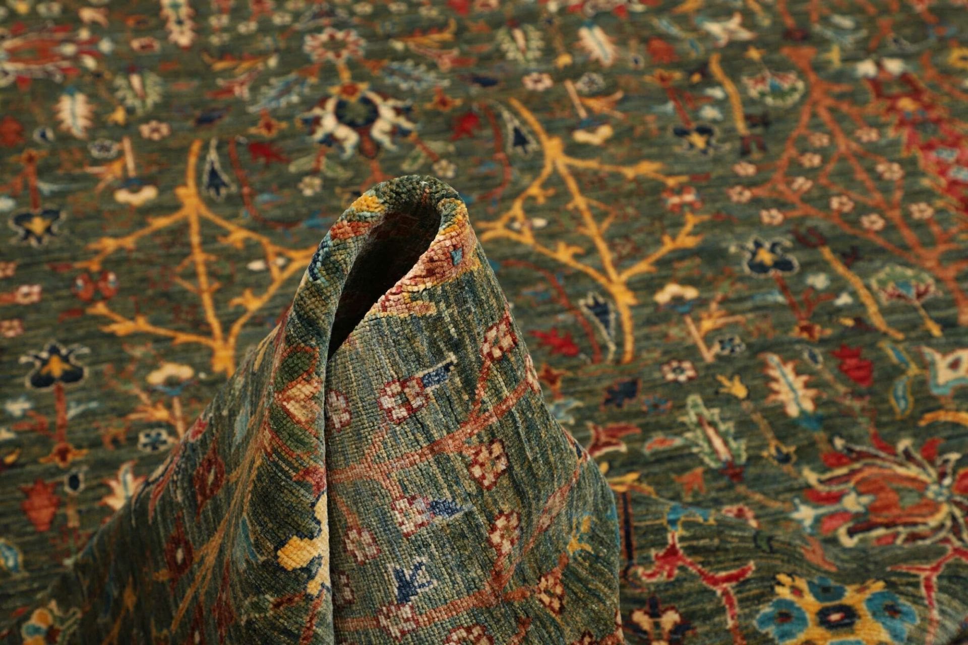 Handgeknüpfter Samarkand Orientteppich, 208 × 307 cm, Wolle
