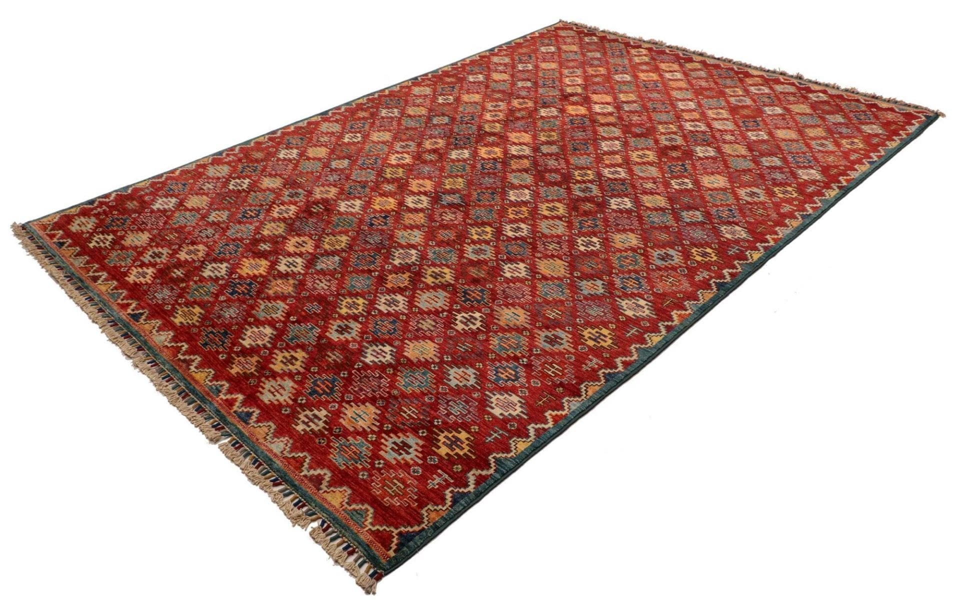 Handgeknüpfter Samarkand Orientteppich 202 × 292 cm