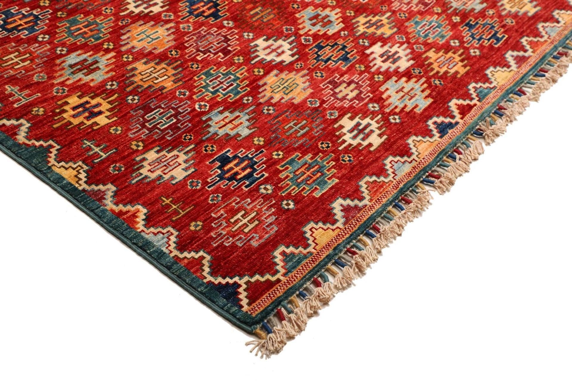 Handgeknüpfter Samarkand Orientteppich 202 × 292 cm