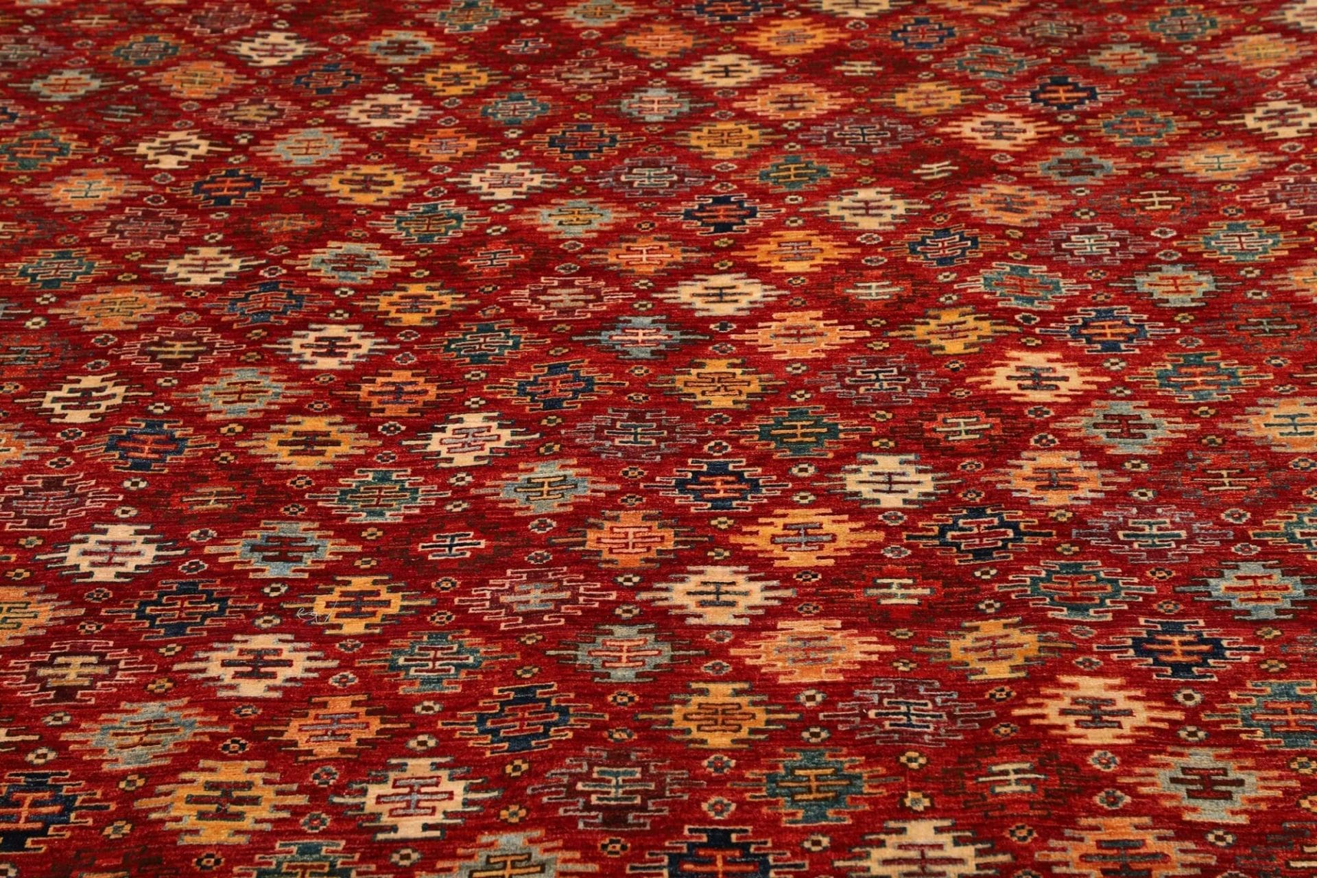 Handgeknüpfter Samarkand Orientteppich 202 × 292 cm