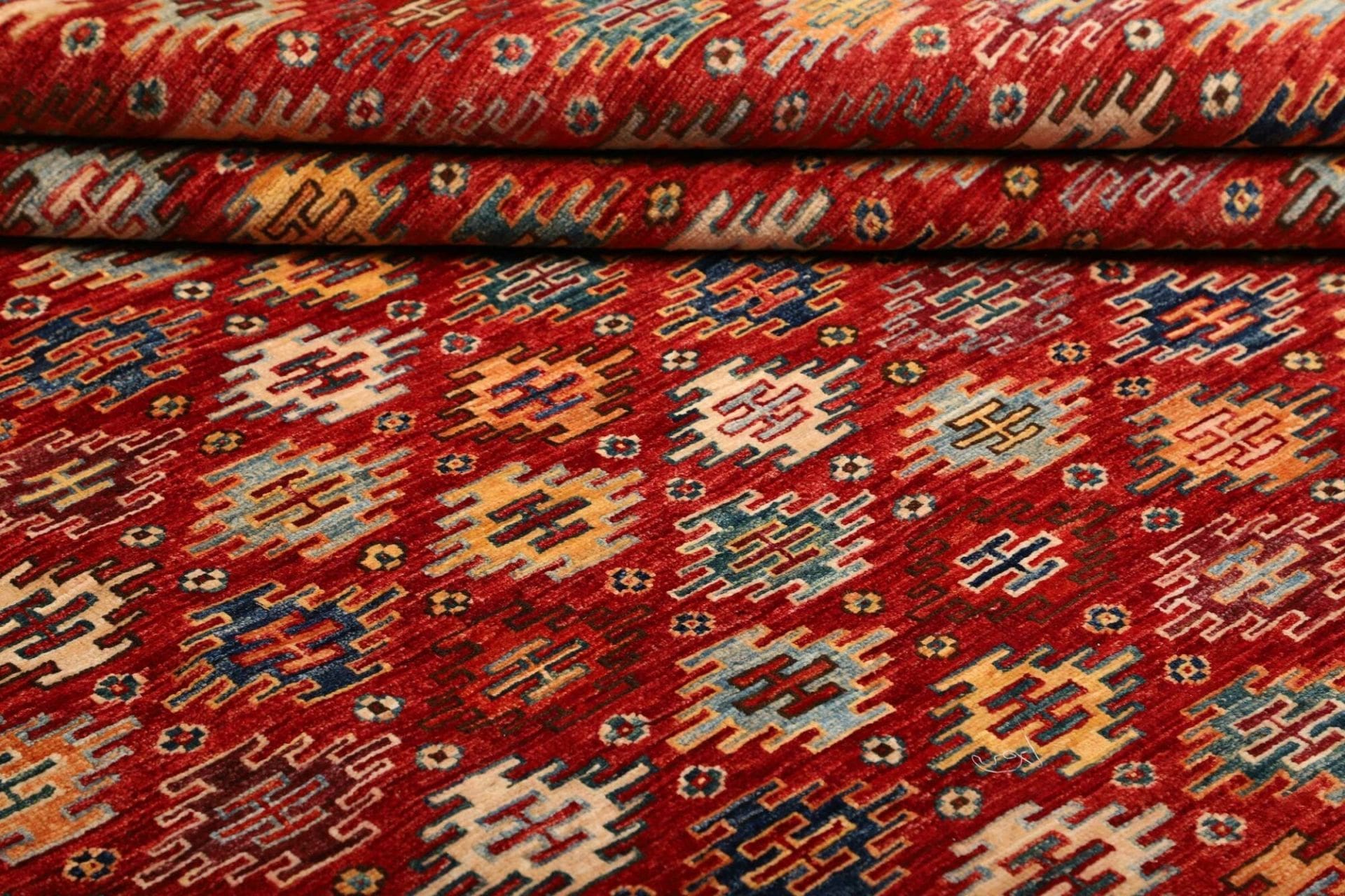 Handgeknüpfter Samarkand Orientteppich 202 × 292 cm