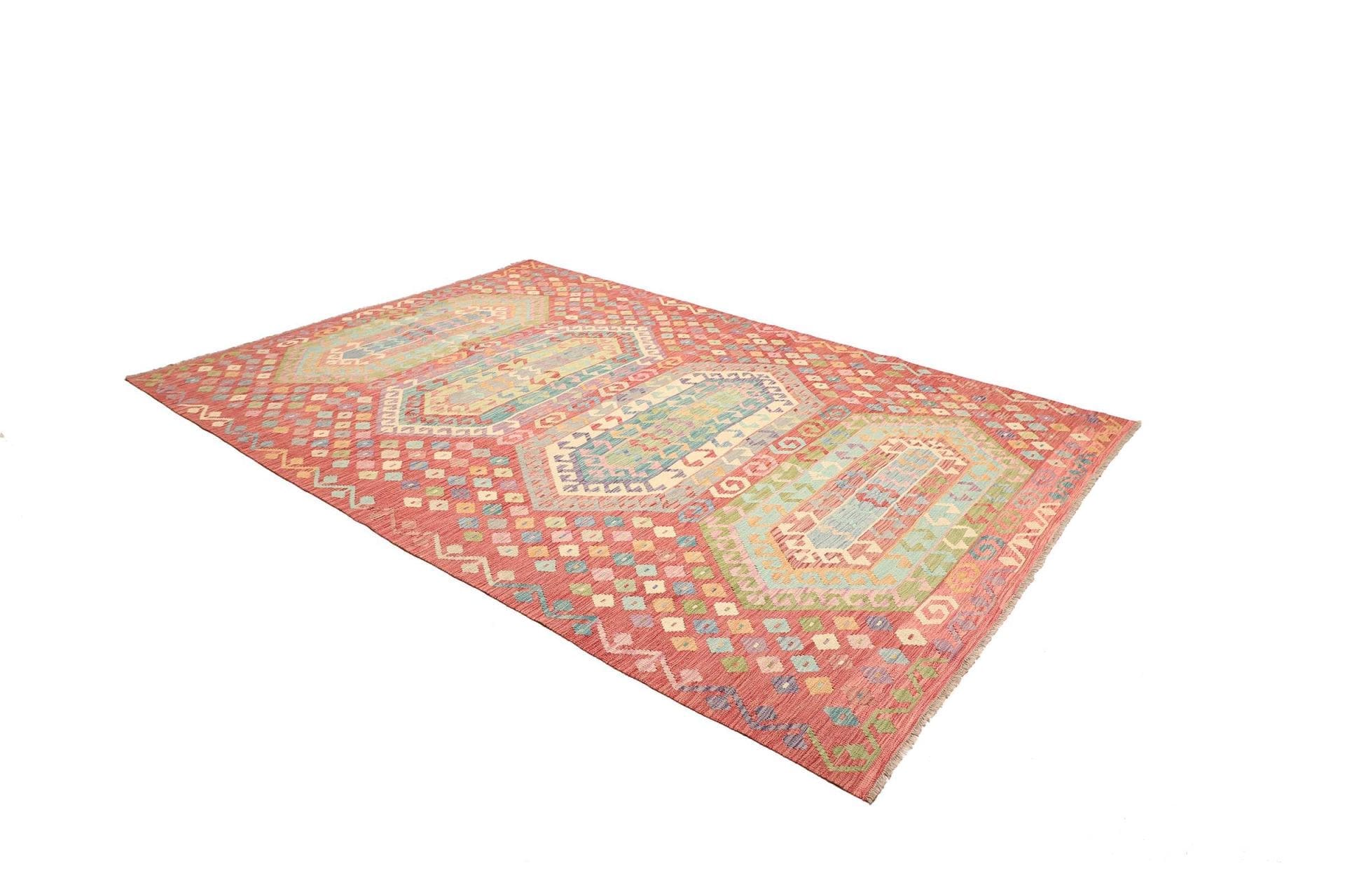 Kelim 211 × 301 cm aus Wolle, handgewebt