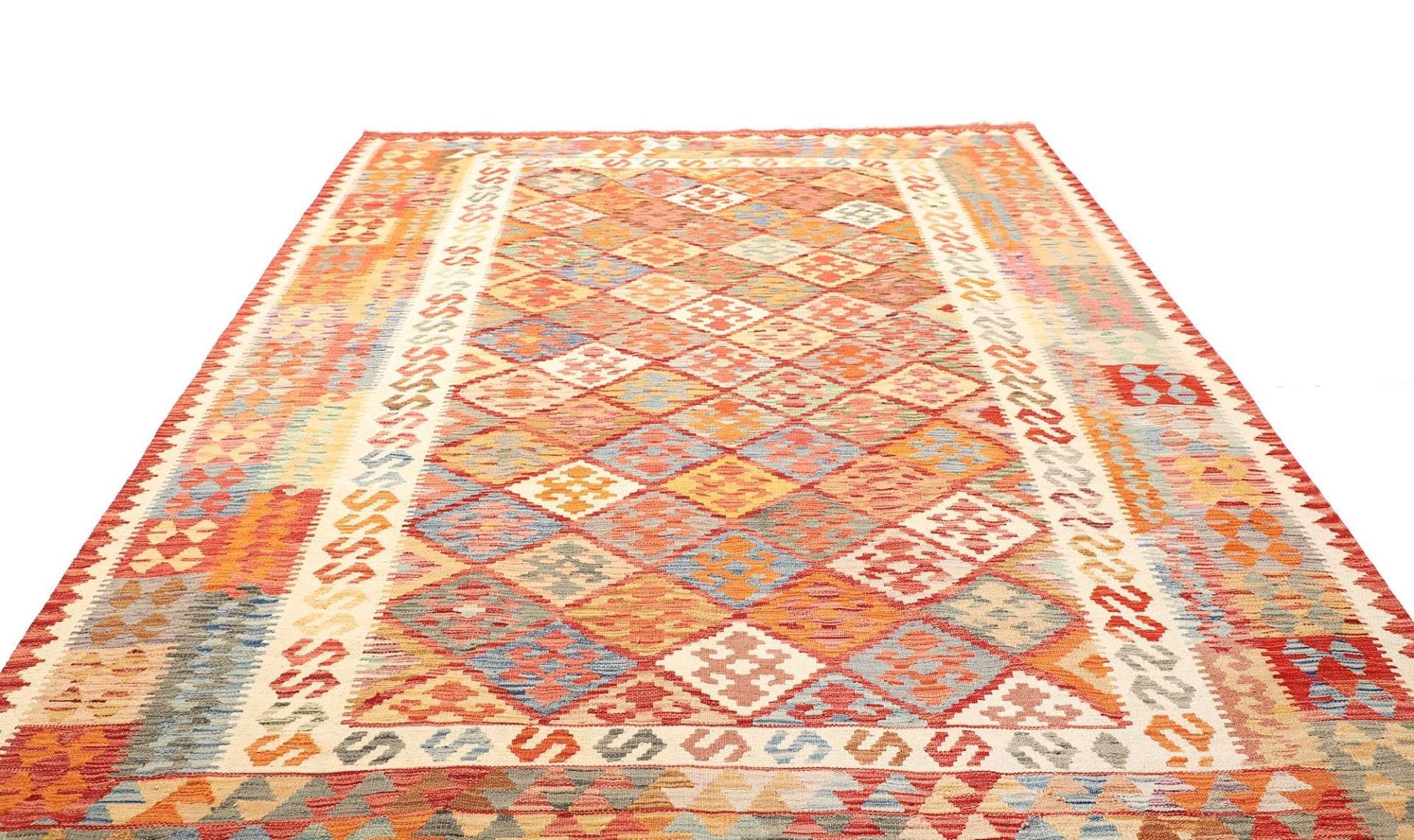 Kelim 208 × 297 cm aus Wolle, handgewebt