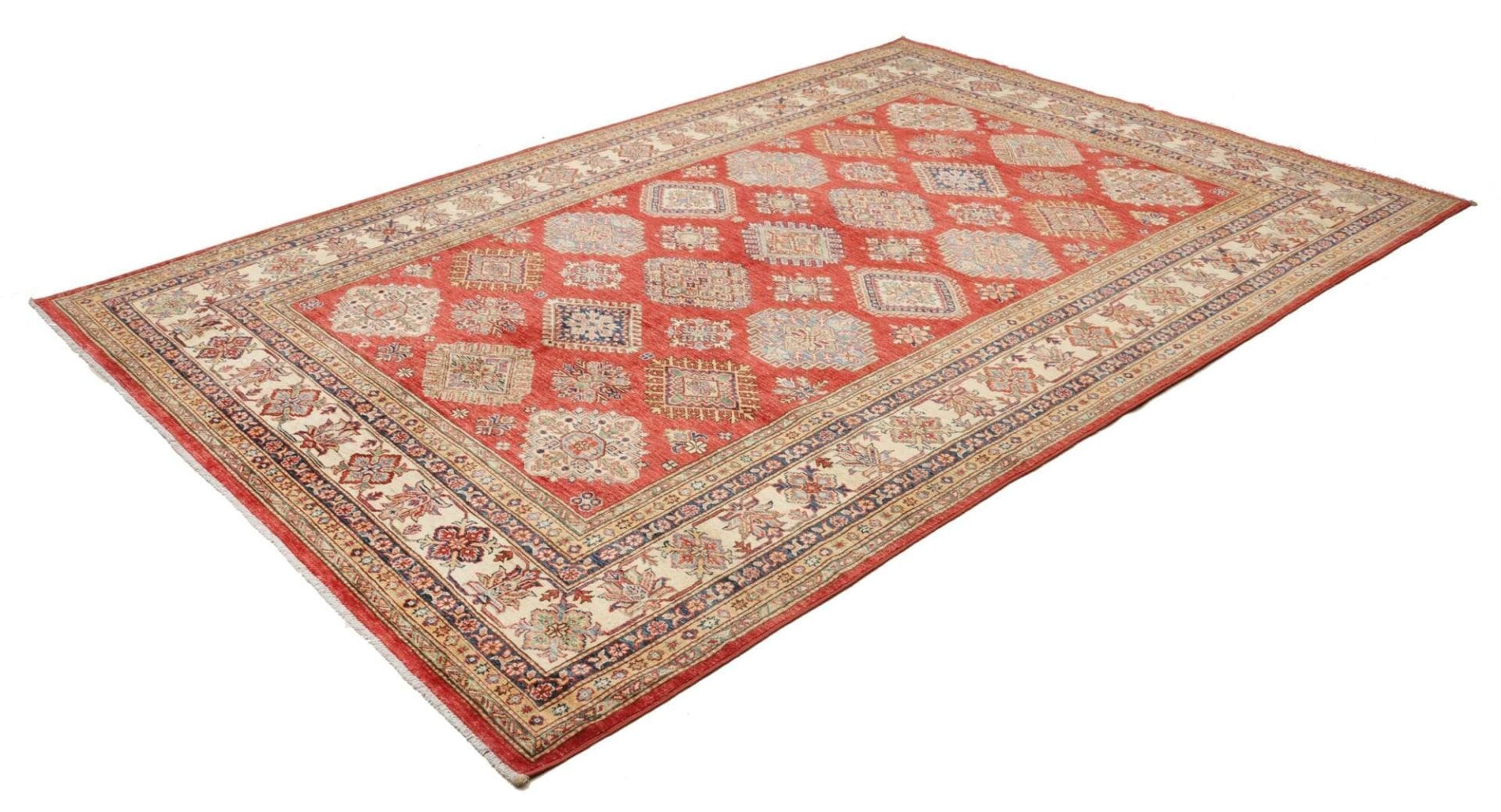 Kazak Orientteppich aus Pakistan, 203 × 296 cm