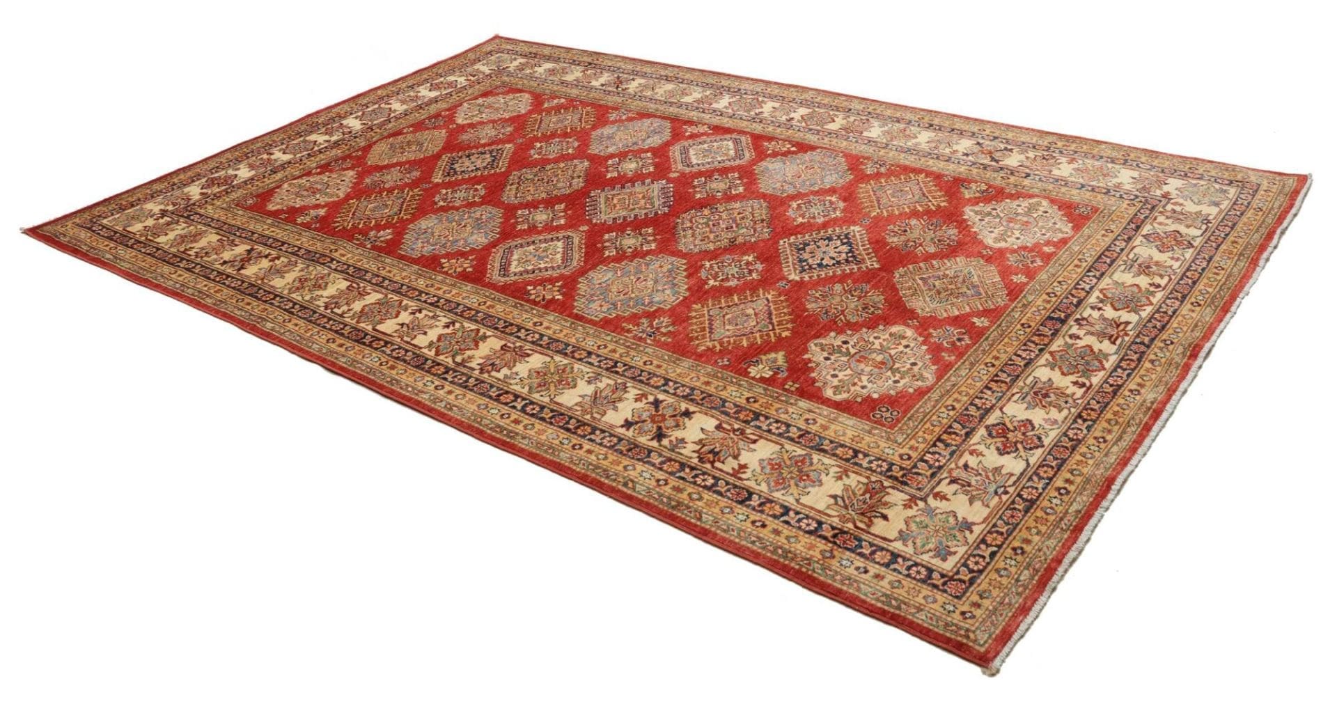 Kazak Orientteppich aus Pakistan, 203 × 296 cm