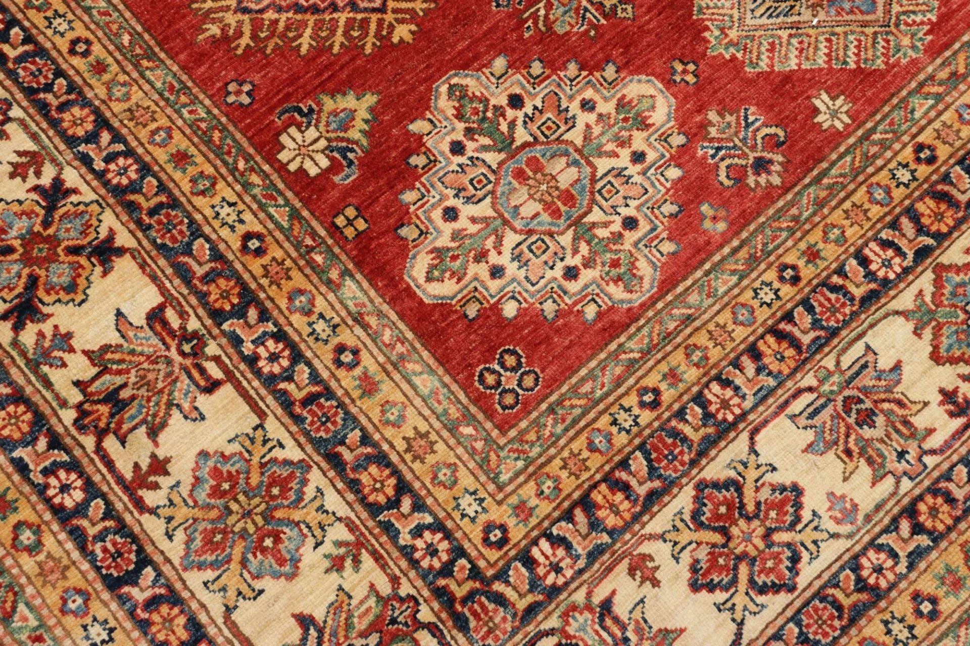 Kazak Orientteppich aus Pakistan, 203 × 296 cm