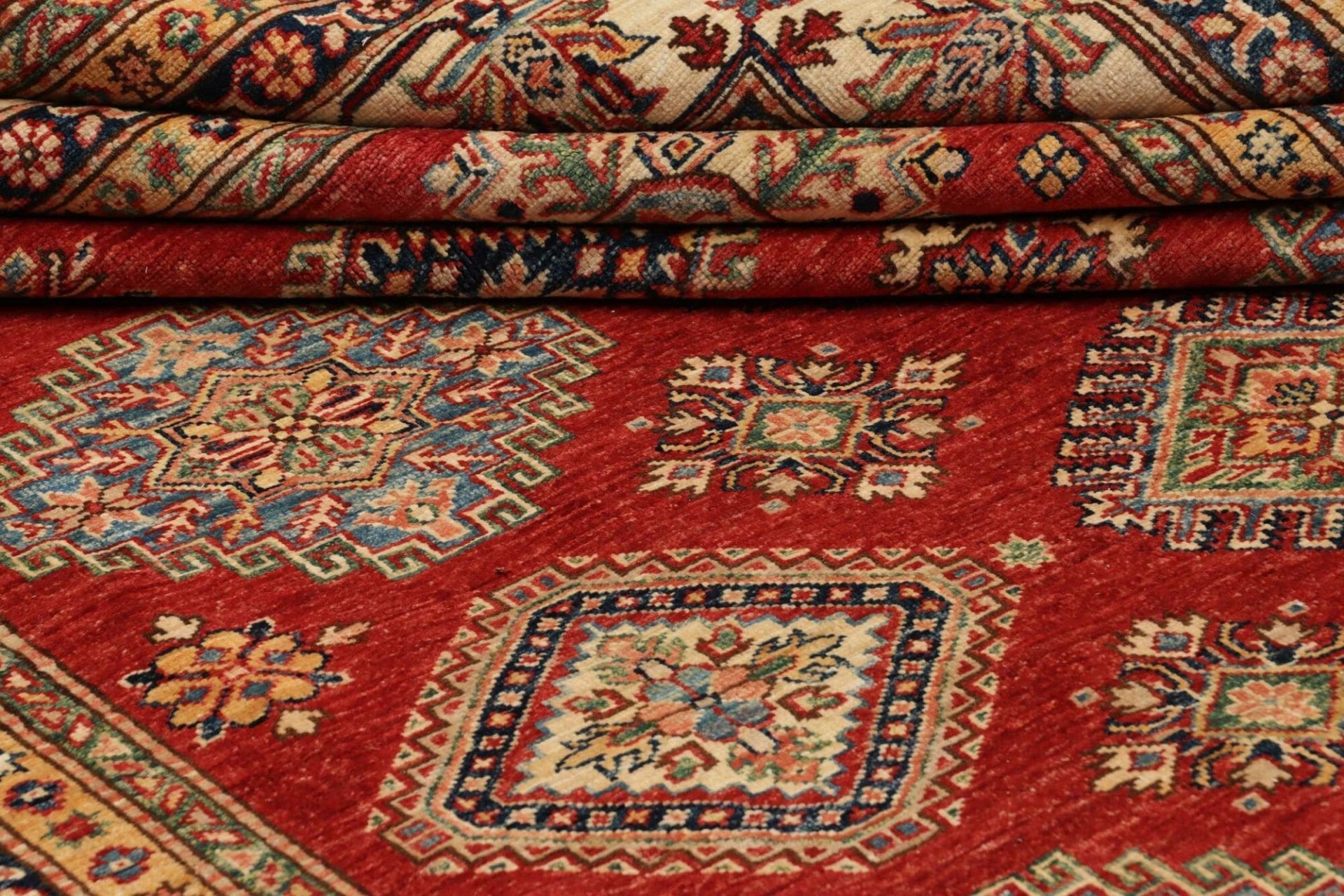 Kazak Orientteppich aus Pakistan, 203 × 296 cm