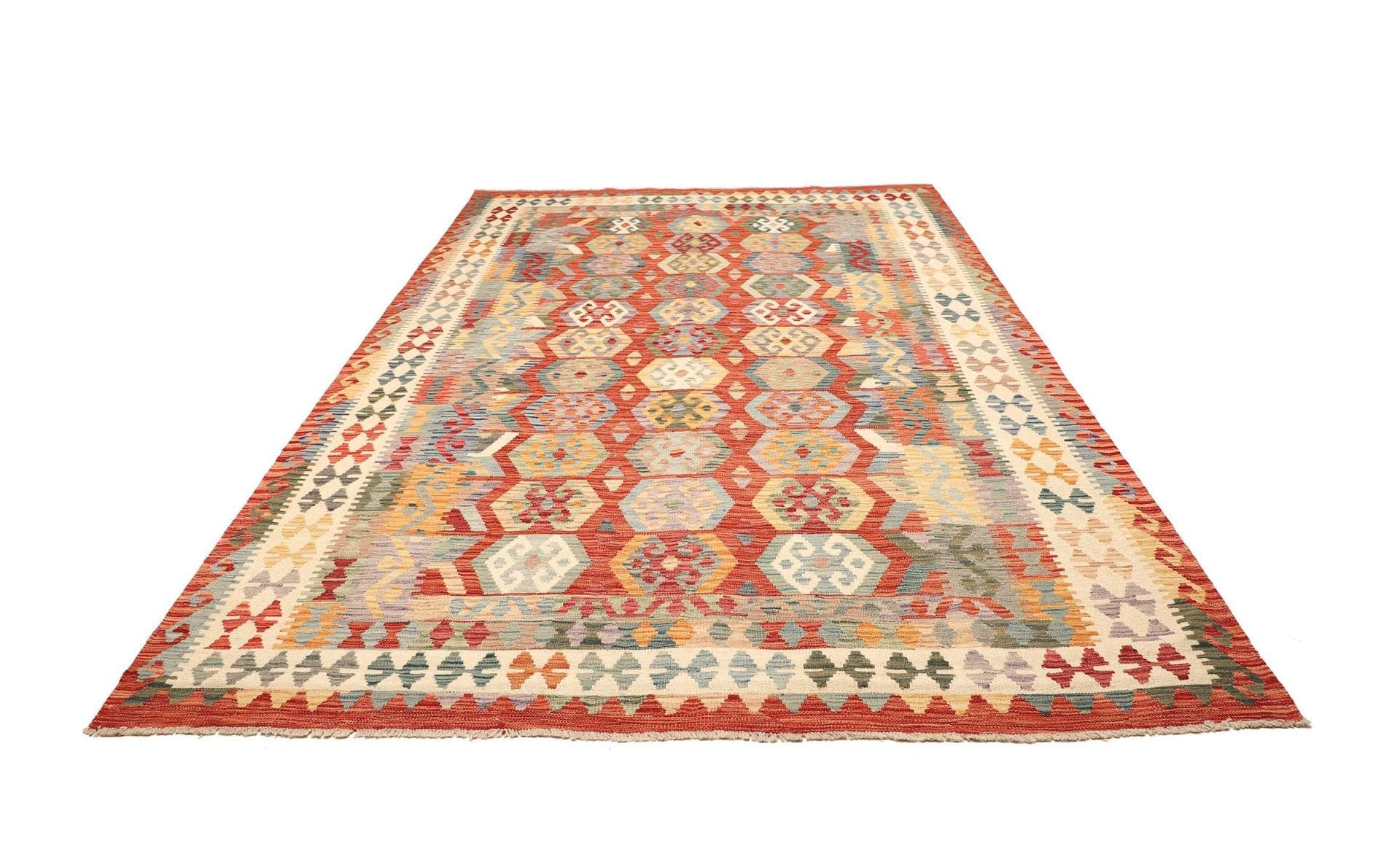 Kelim 212 × 301 cm aus Wolle, handgewebt