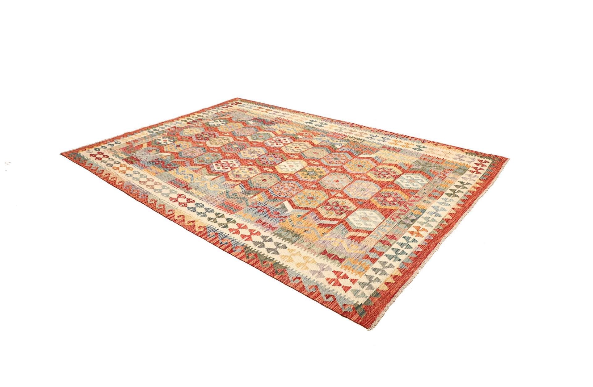 Kelim 212 × 301 cm aus Wolle, handgewebt