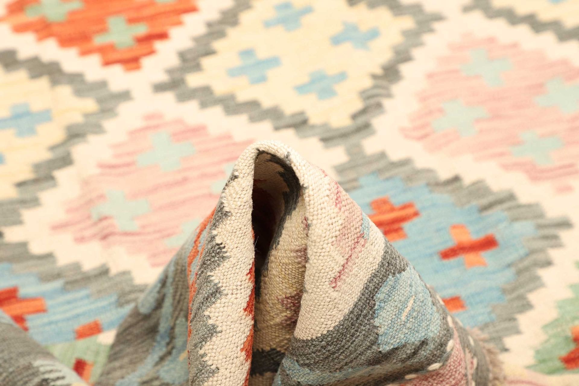 Kelim 211 × 299 cm aus Wolle, handgewebt