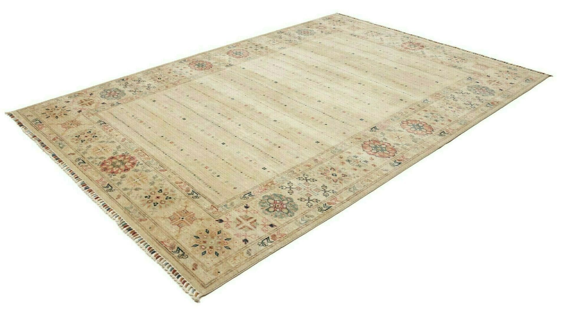 Samarkand Orientteppich 206 × 290 cm aus Wolle, handgeknüpft