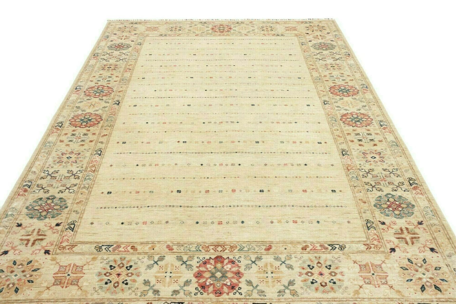Samarkand Orientteppich 206 × 290 cm aus Wolle, handgeknüpft