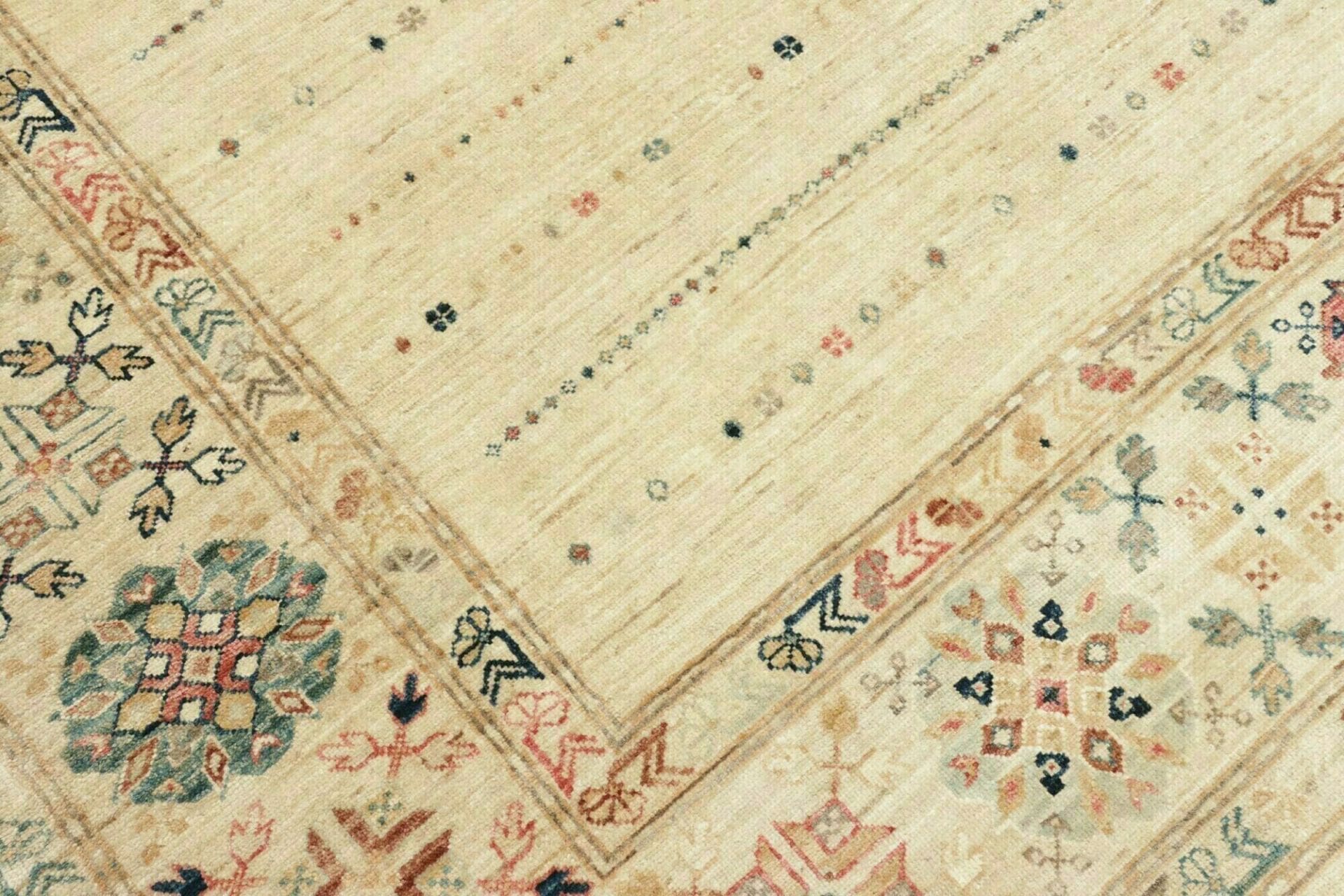 Samarkand Orientteppich 206 × 290 cm aus Wolle, handgeknüpft