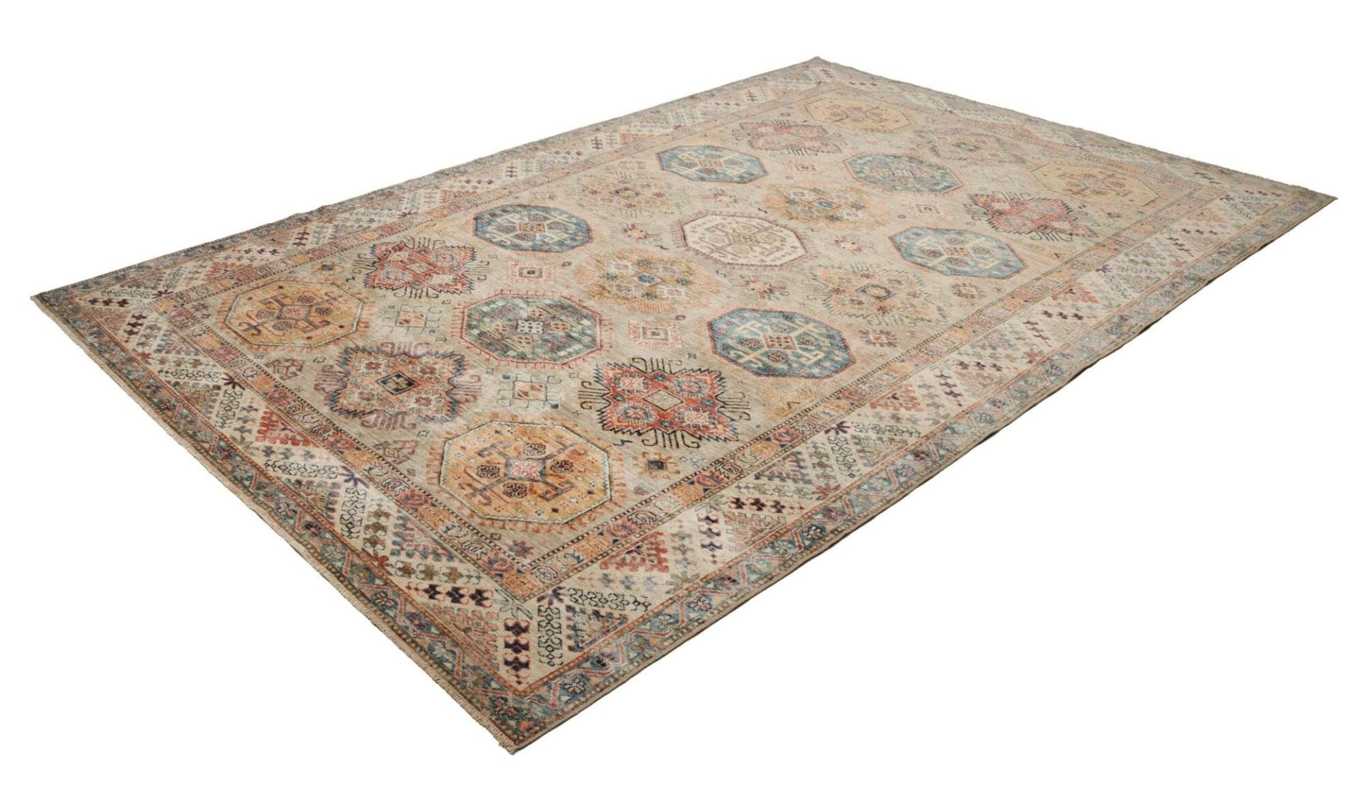 Handgeknüpfter Kazak Orientteppich, 209 × 304 cm, Wolle