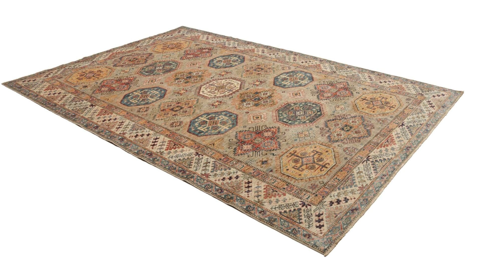 Handgeknüpfter Kazak Orientteppich, 209 × 304 cm, Wolle
