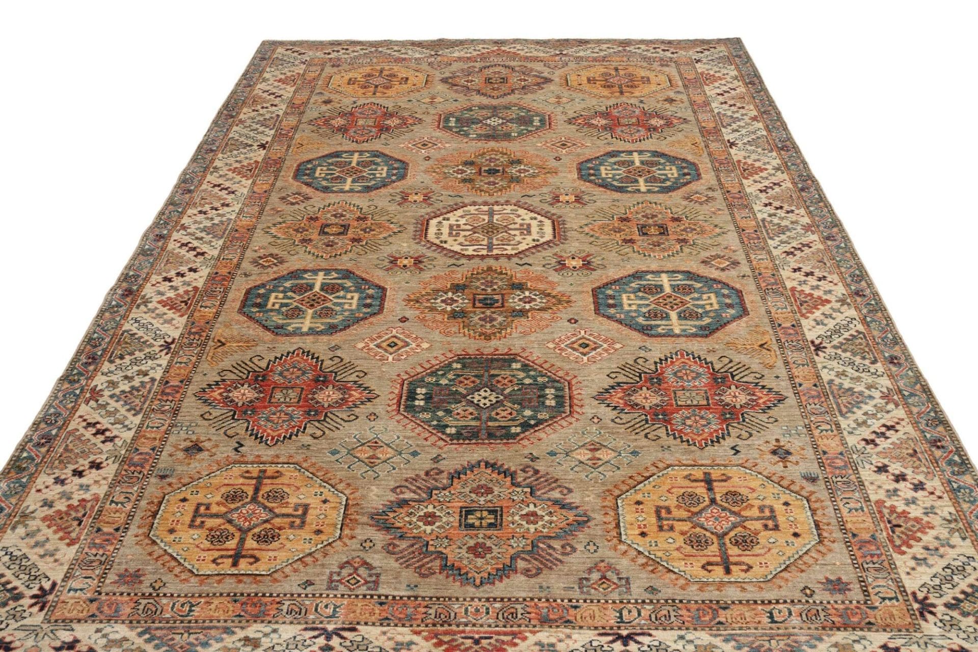 Handgeknüpfter Kazak Orientteppich, 209 × 304 cm, Wolle
