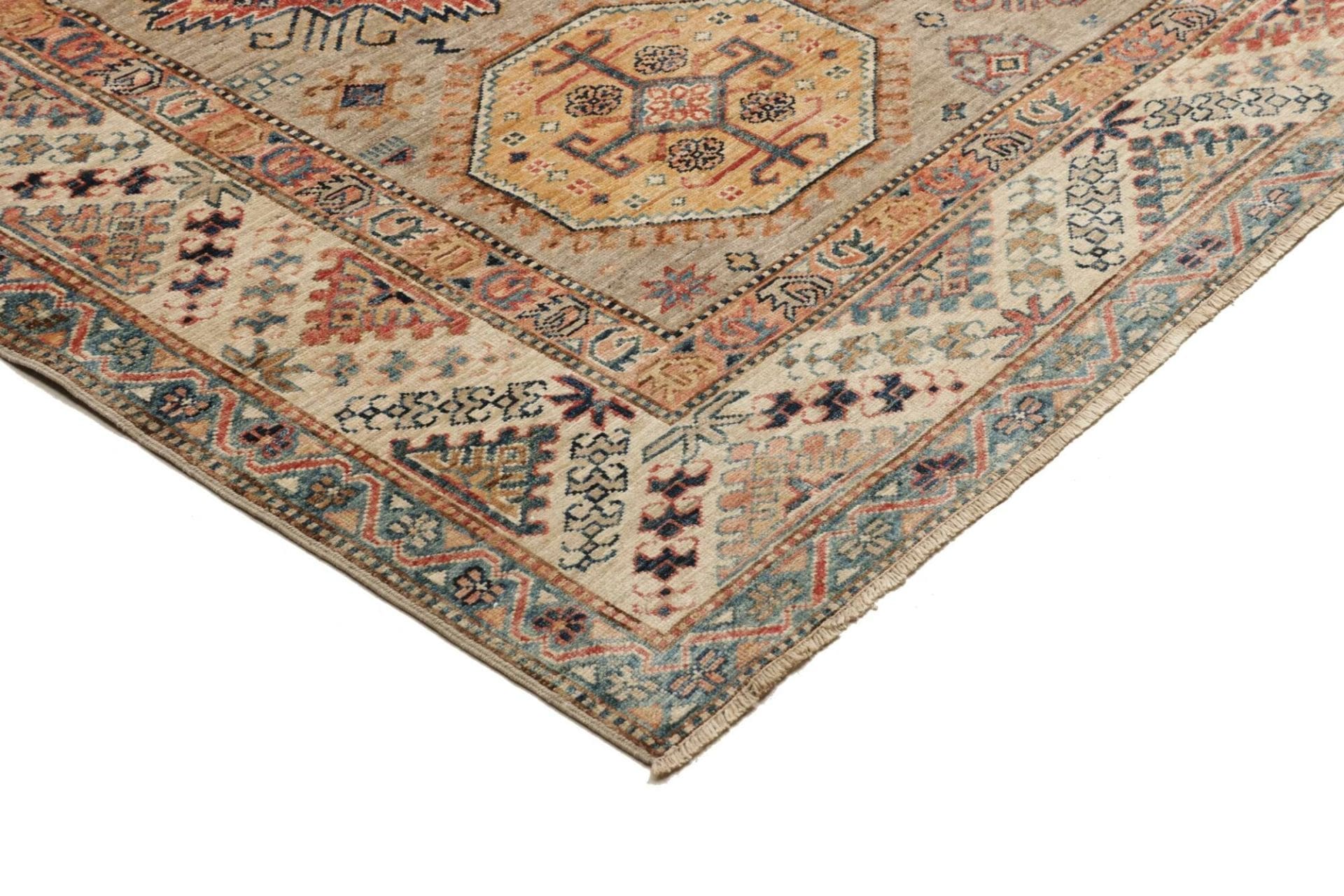Handgeknüpfter Kazak Orientteppich, 209 × 304 cm, Wolle