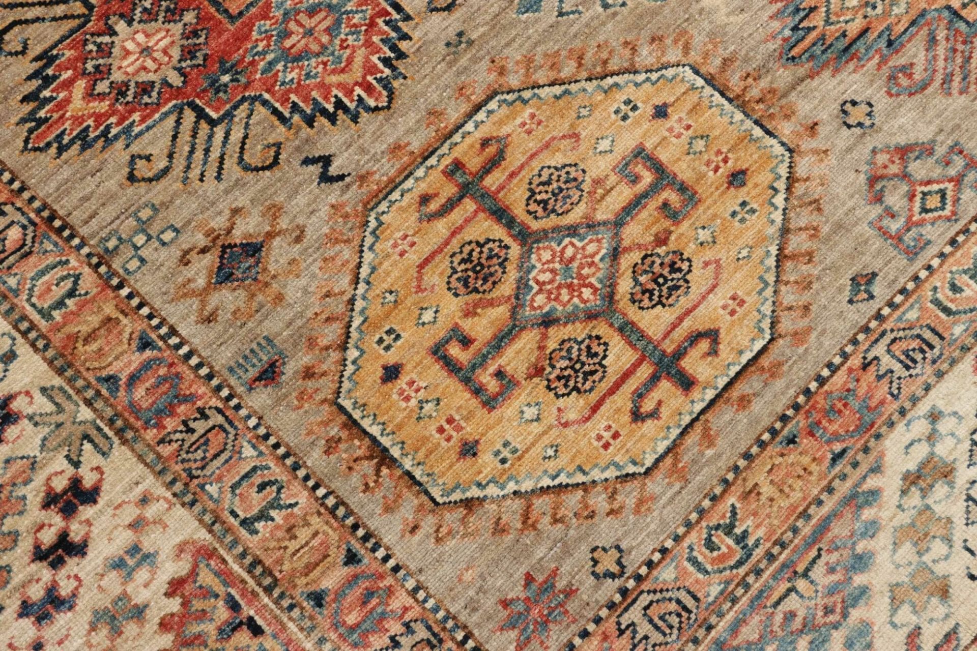 Handgeknüpfter Kazak Orientteppich, 209 × 304 cm, Wolle
