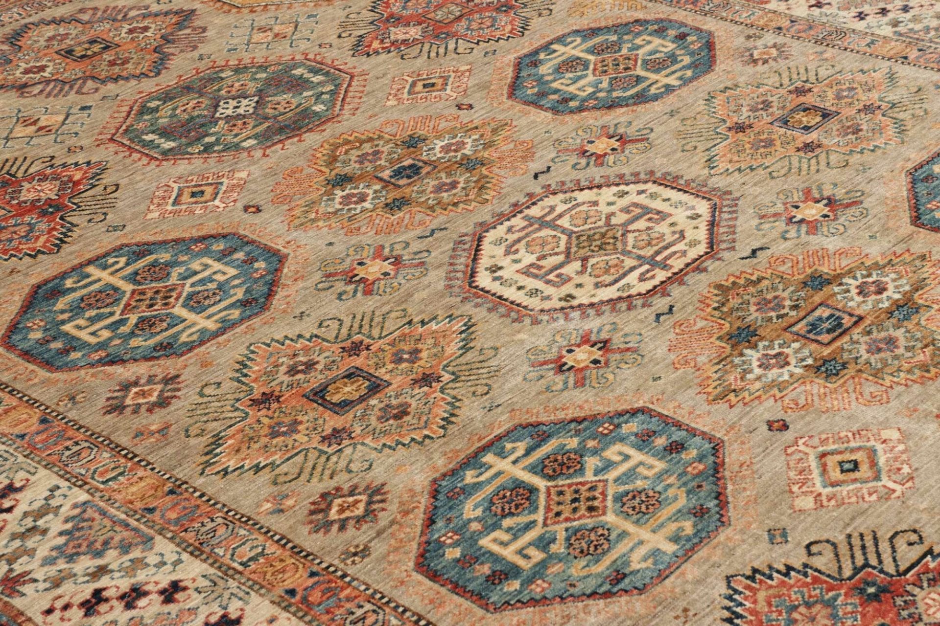 Handgeknüpfter Kazak Orientteppich, 209 × 304 cm, Wolle