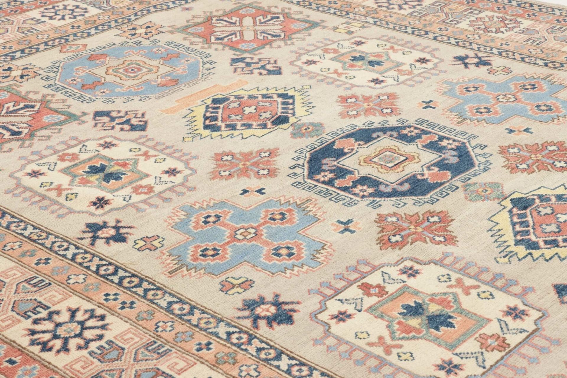 Kazak Orientteppich aus Pakistan, 206 × 294 cm