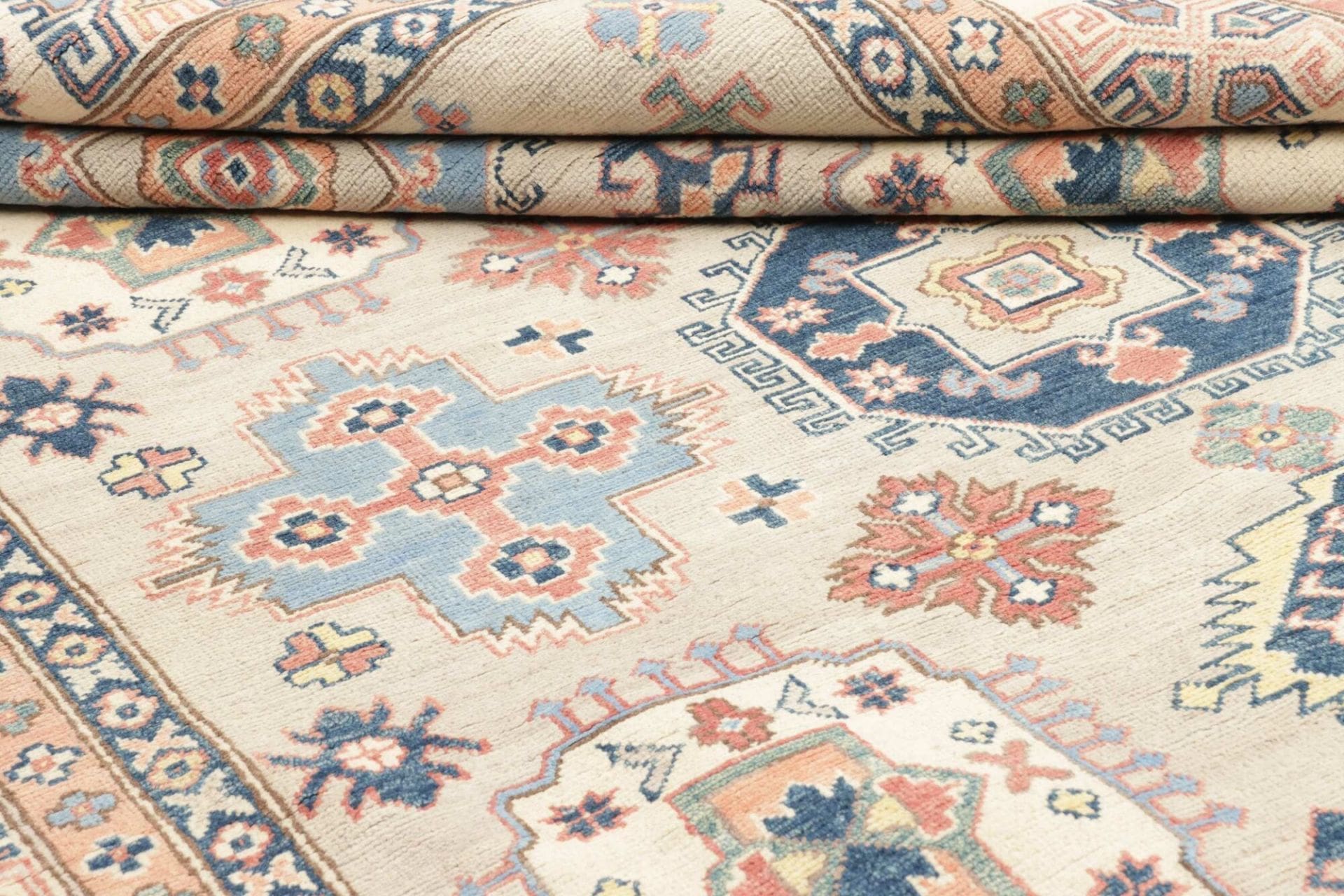 Kazak Orientteppich aus Pakistan, 206 × 294 cm