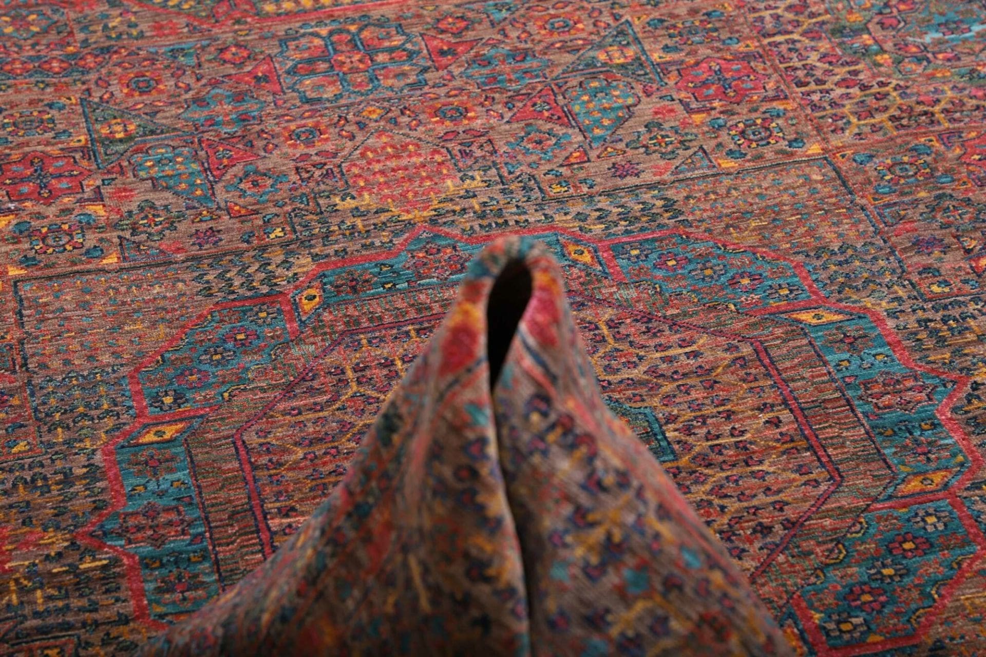 Handgeknüpfter Mamluk Orientteppich 200 × 292 cm