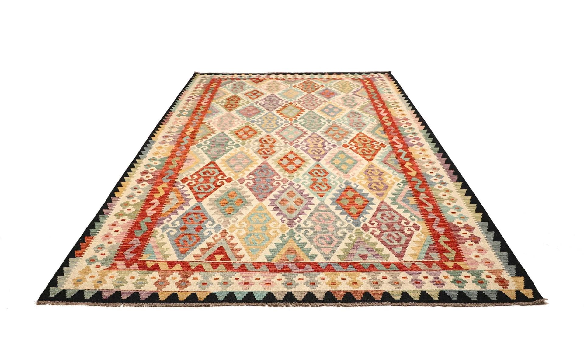 Kelim 211 × 291 cm aus Wolle, handgewebt