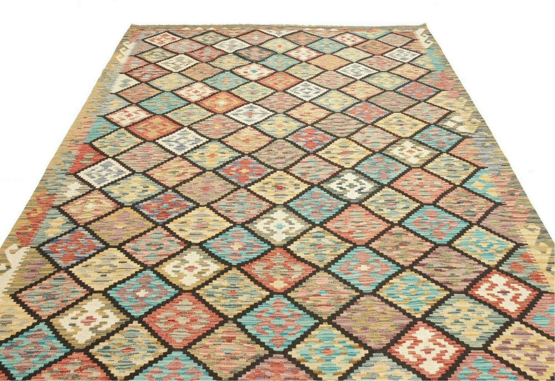 Kelim 211 × 289 cm aus Wolle, handgewebt