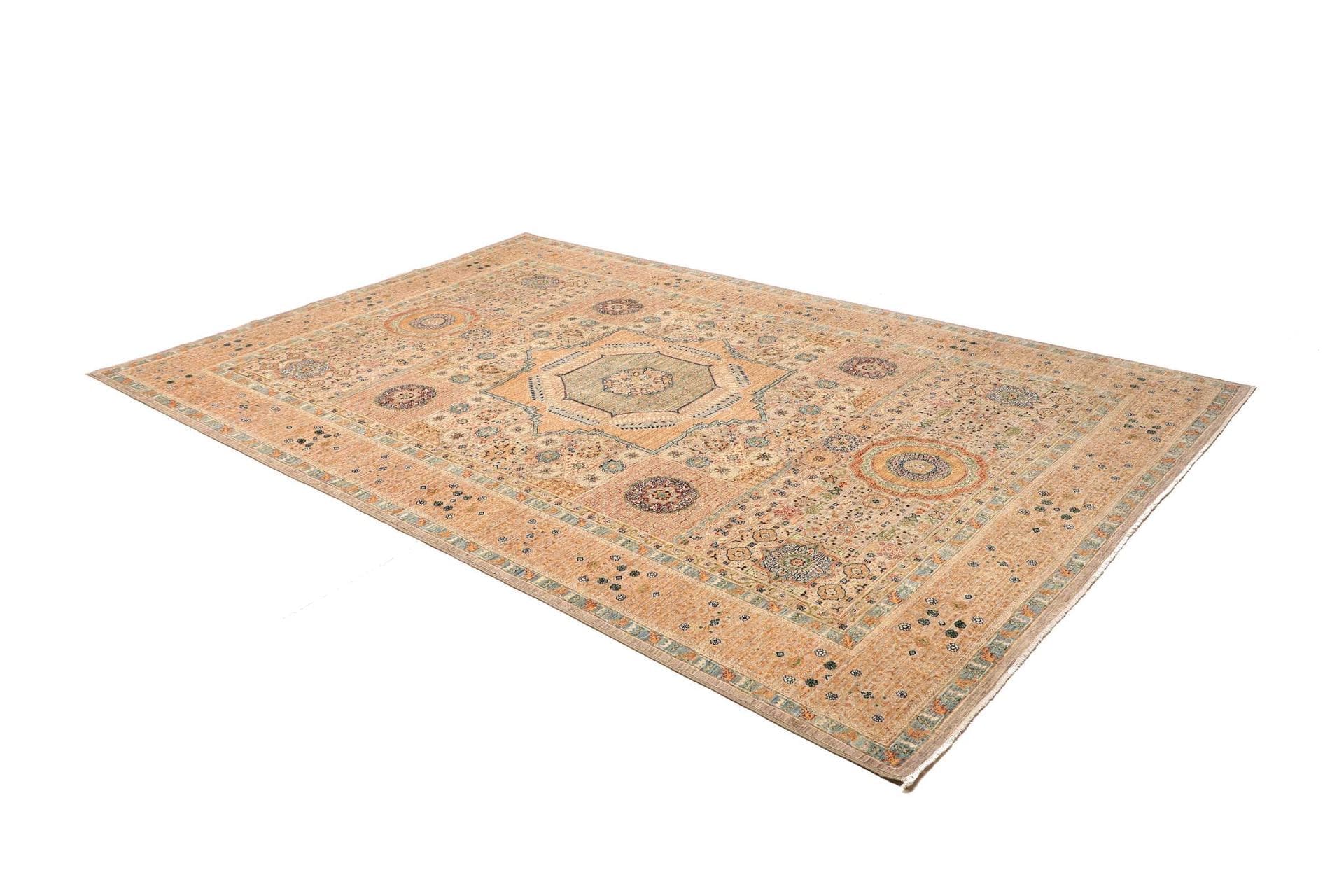 Mamluk Orientteppich aus Pakistan, 202 × 302 cm