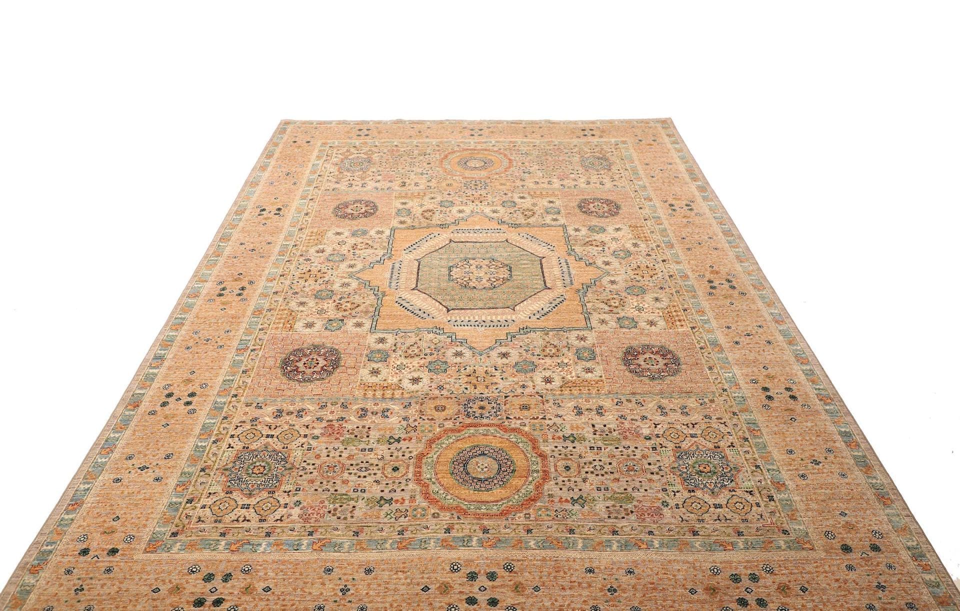 Mamluk Orientteppich aus Pakistan, 202 × 302 cm