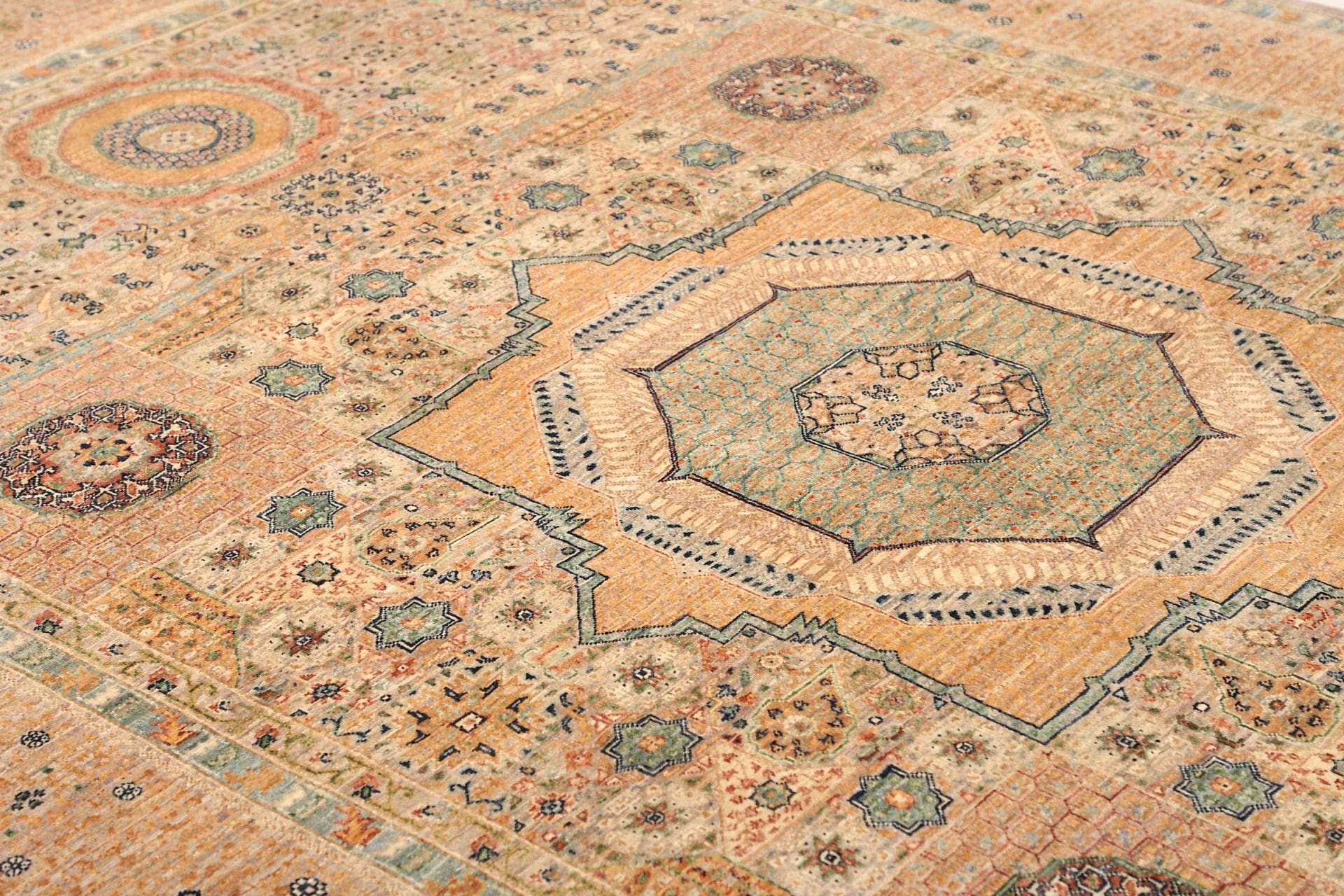 Mamluk Orientteppich aus Pakistan, 202 × 302 cm