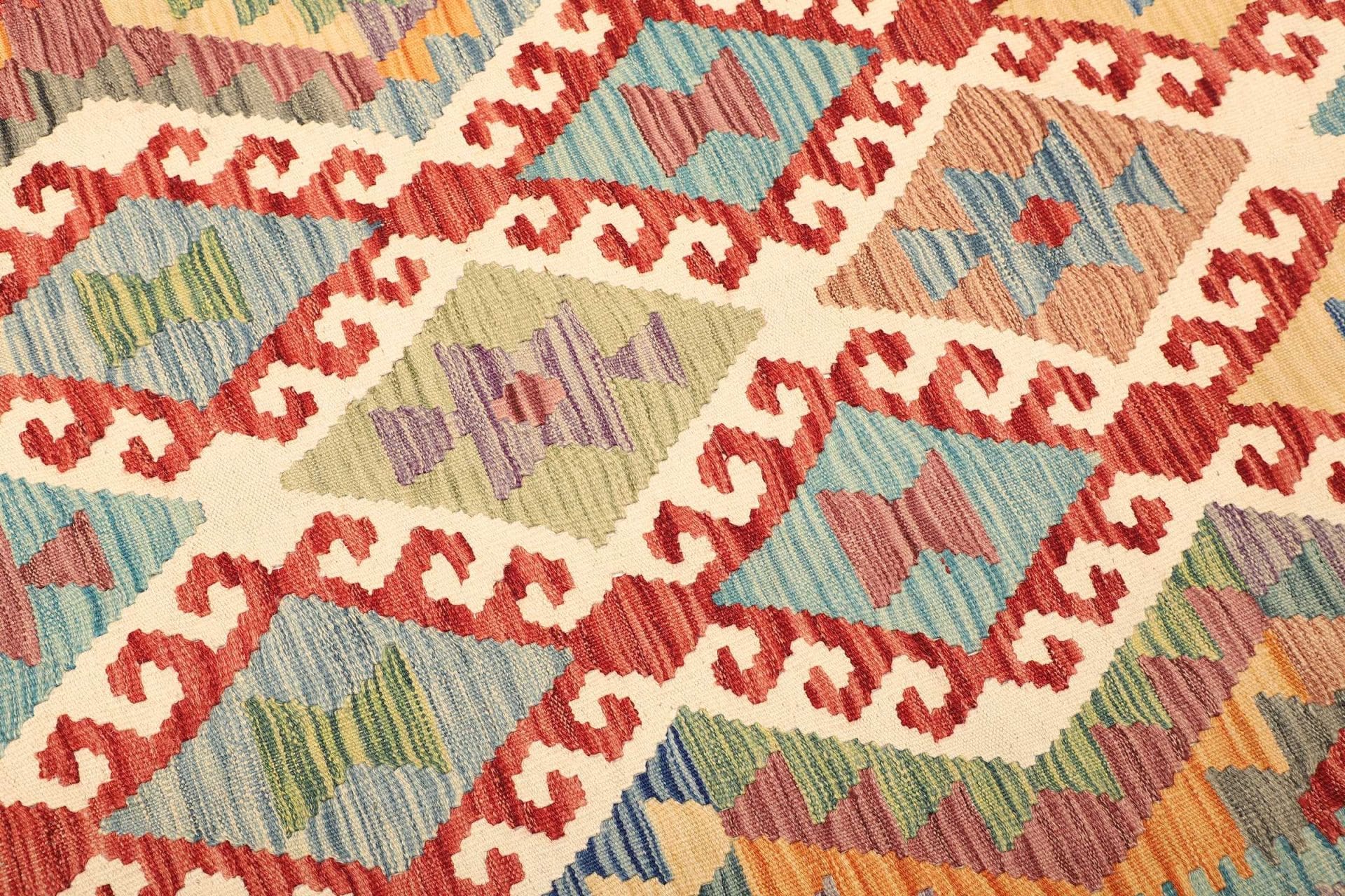 Handgewebter Kelim, 203 × 292 cm, Wolle