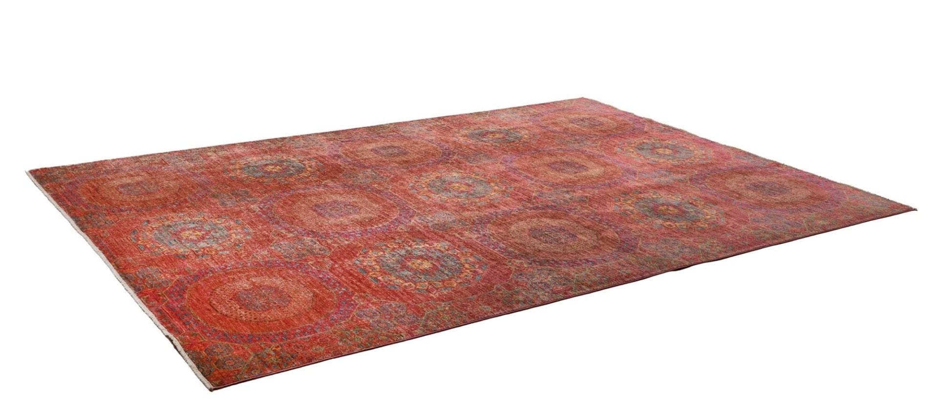 Handgeknüpfter Mamluk Orientteppich, 206 × 292 cm, Wolle