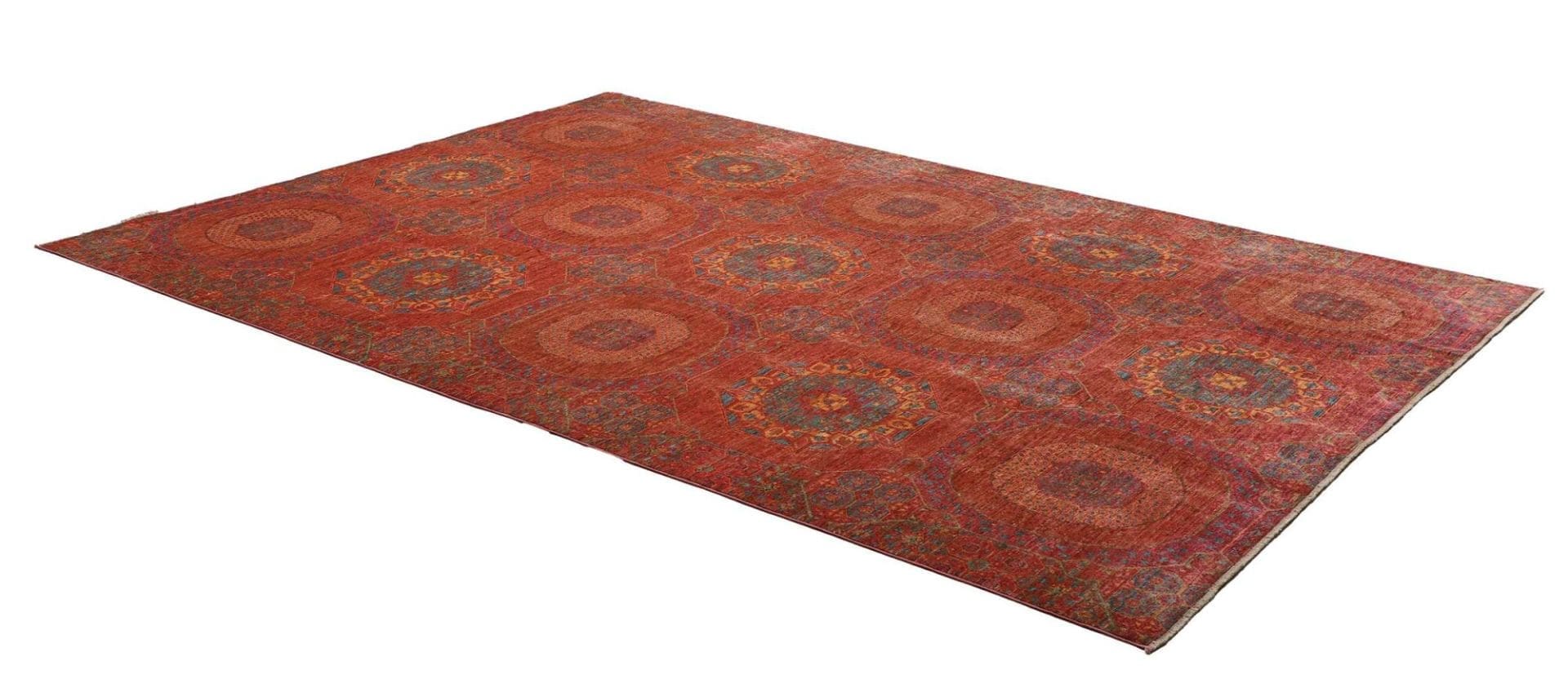Handgeknüpfter Mamluk Orientteppich, 206 × 292 cm, Wolle