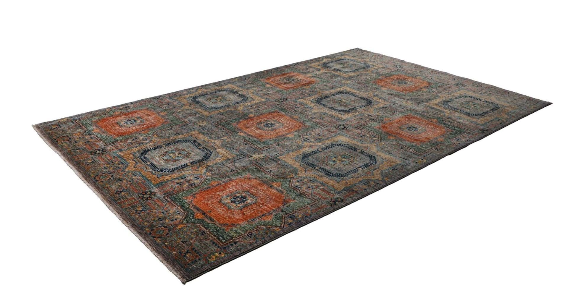 Mamluk Orientteppich aus Pakistan, 205 × 302 cm