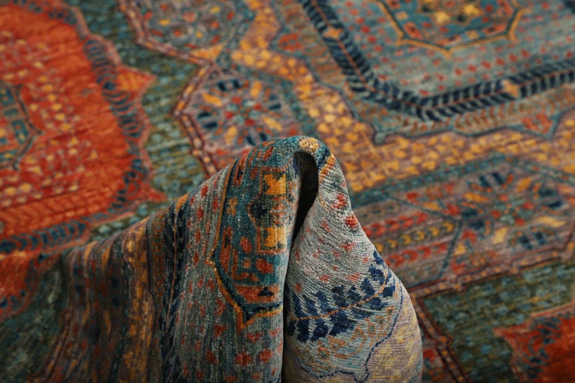 Mamluk Orientteppich aus Pakistan, 205 × 302 cm